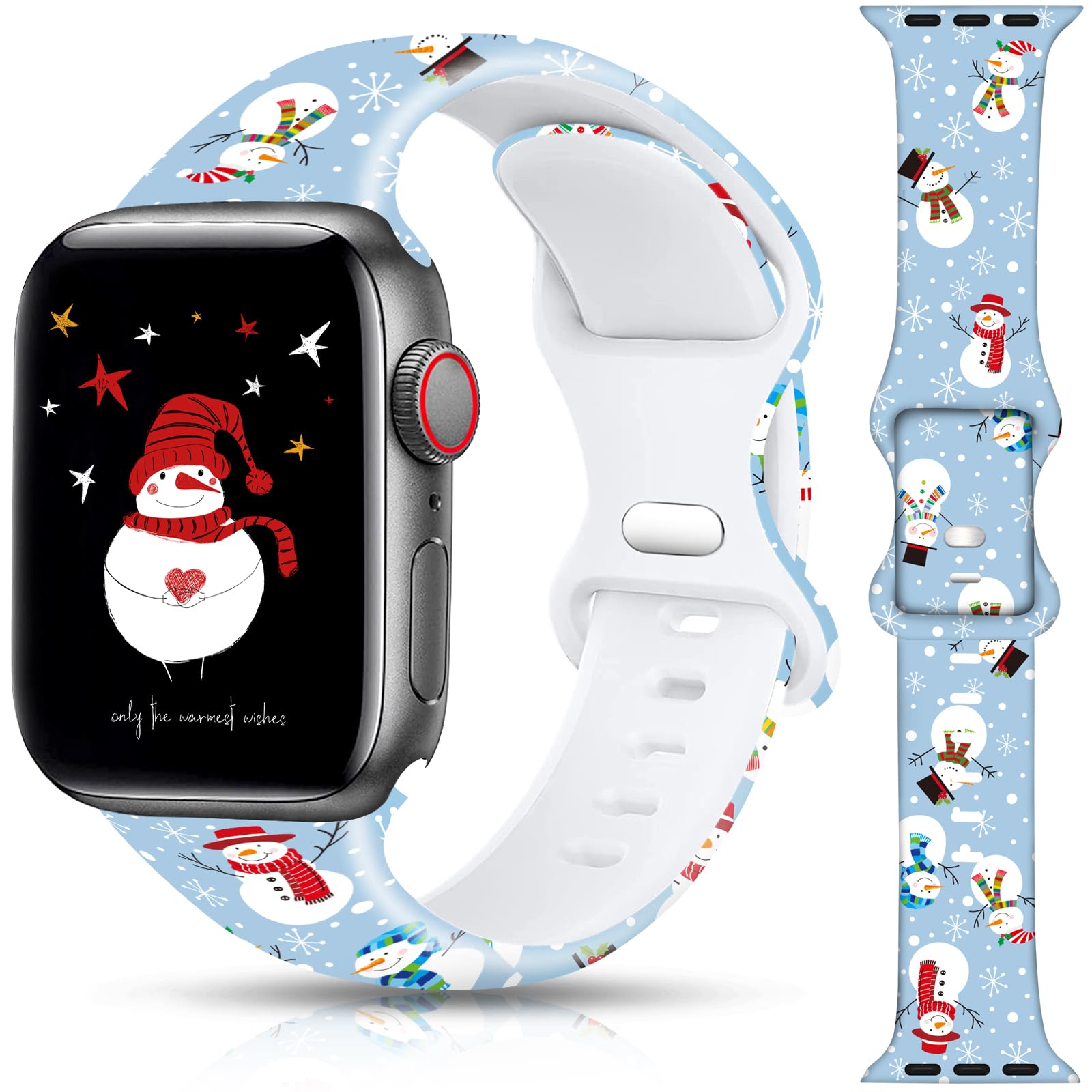 Snowman 38/40/41/42mm(Series 10) Best apple watch bands in use, Apple watch band , Applewatchbands.us