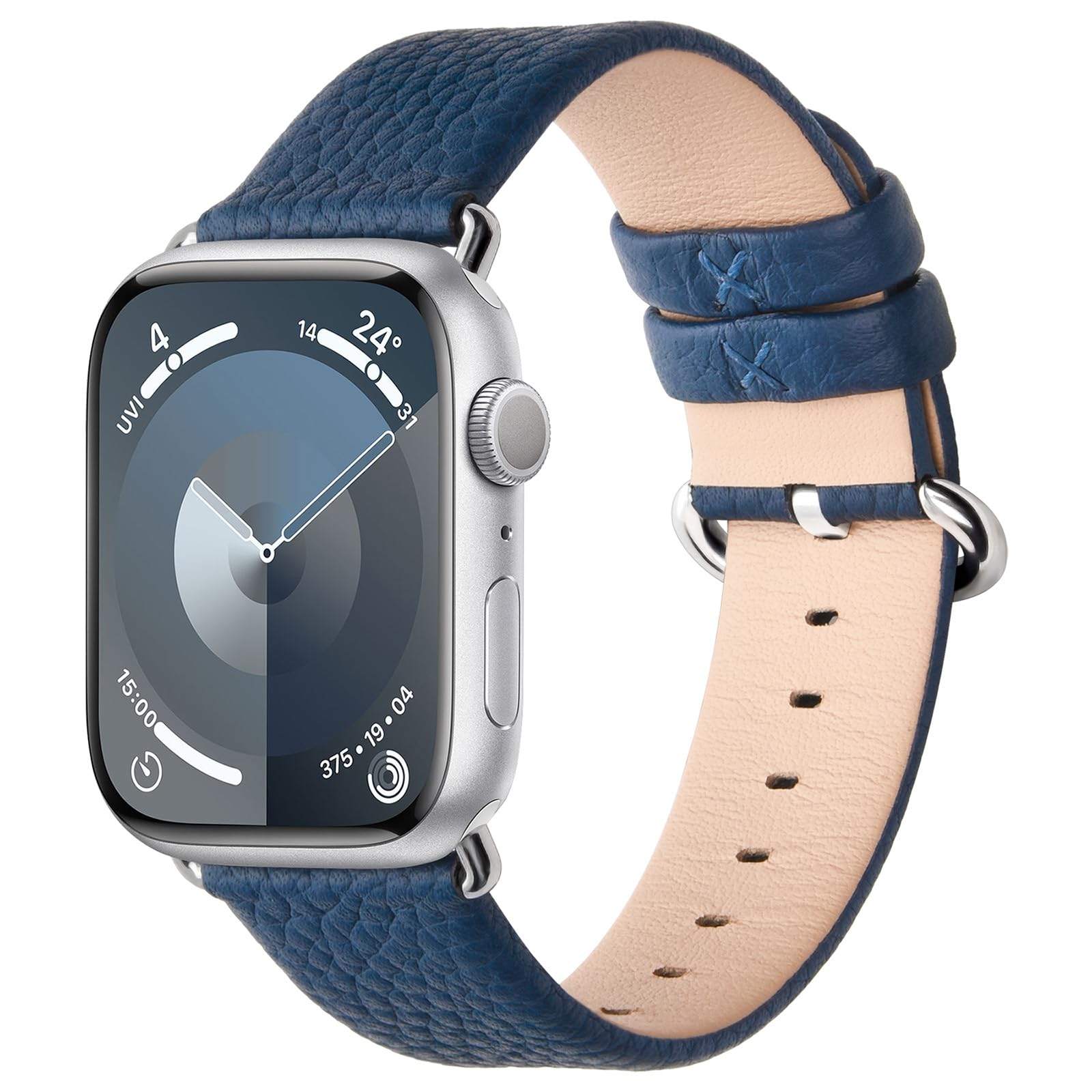 Dark Blue/Silver Buckle 44/45/46/49/42mm-Series 3 Best apple watch bands in use, Apple watch band , Applewatchbands.us