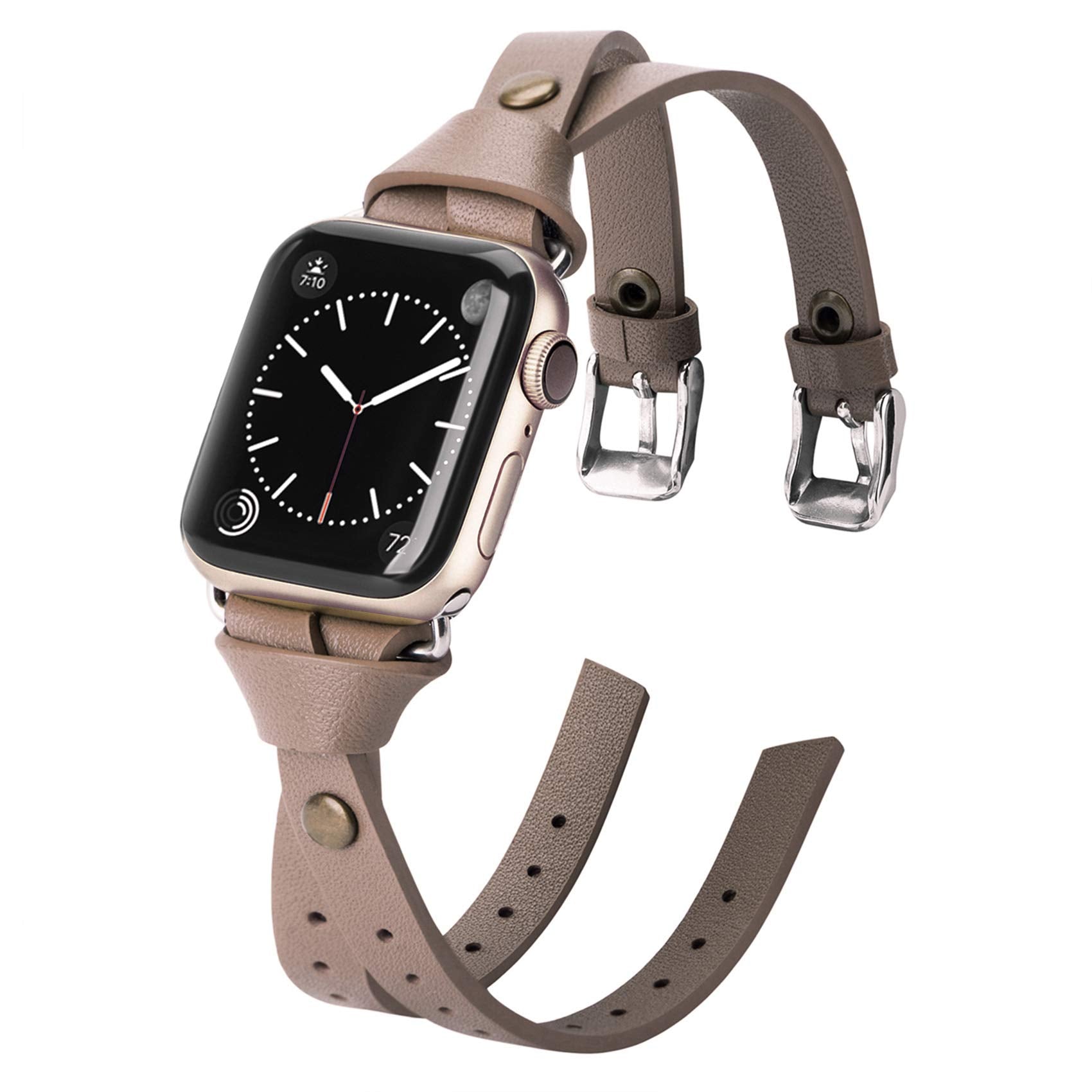 Starlight with Rose Gold 38/40/41/42mm(Series 10) Best apple watch bands in use, Apple watch band , Applewatchbands.us