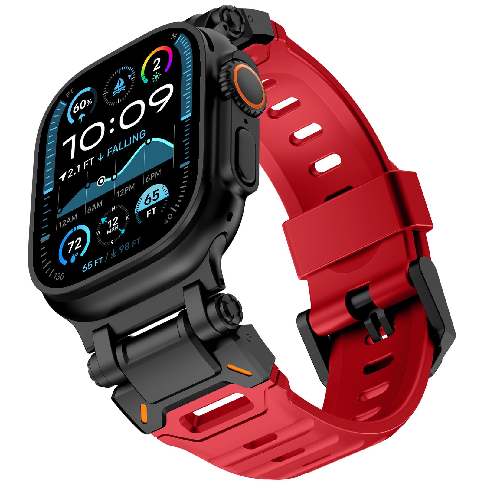 Red - Black  Best apple watch bands in use, Apple watch band , Applewatchbands.us