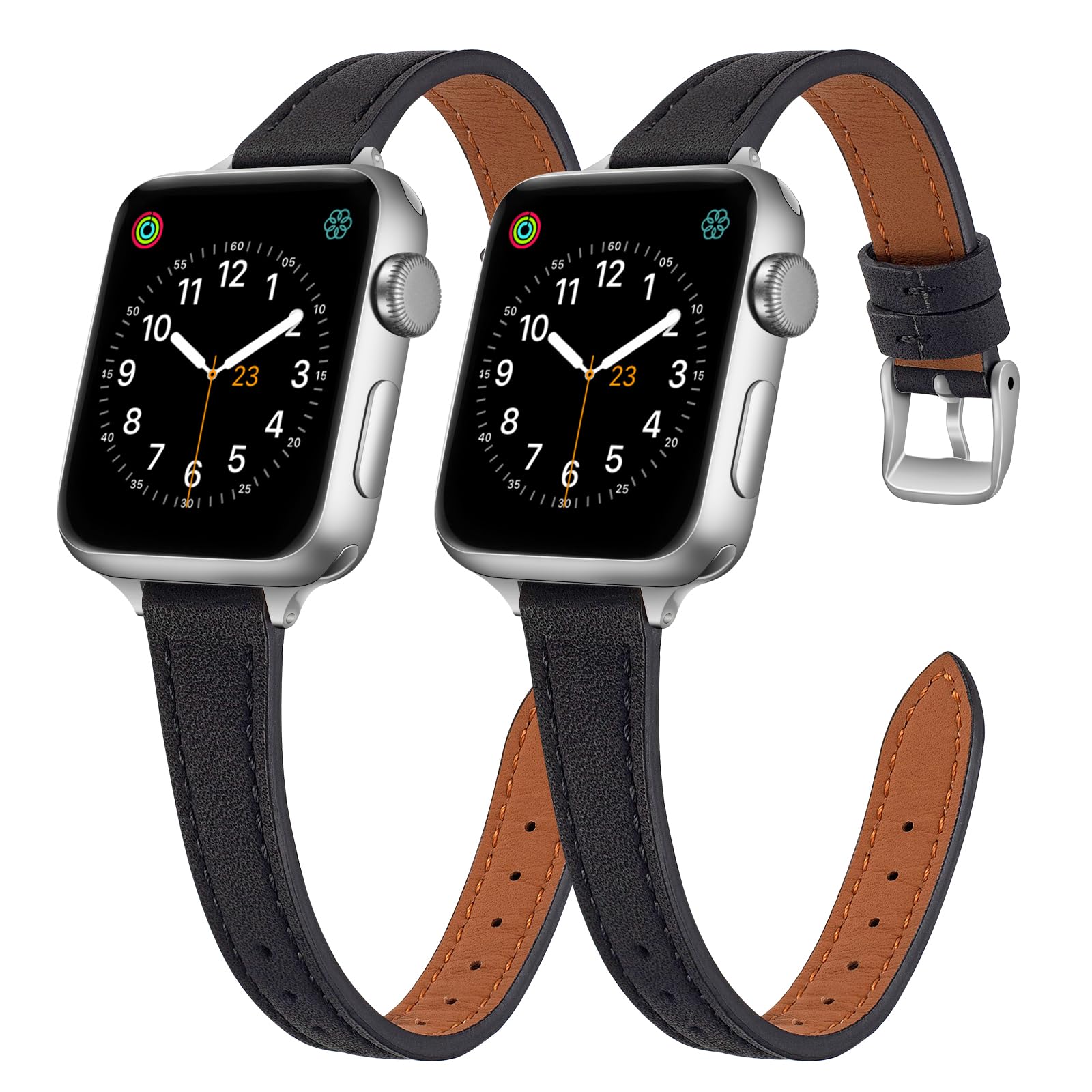 Black/Black for Silver 38mm/40mm/41mm/42mm(Series 10) Best apple watch bands in use, Apple watch band , Applewatchbands.us