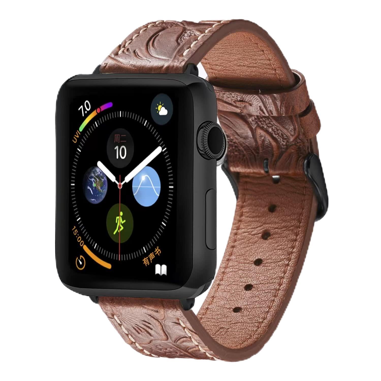 Brown&Black Buckle 42/44/45mm Best apple watch bands in use, Apple watch band , Applewatchbands.us