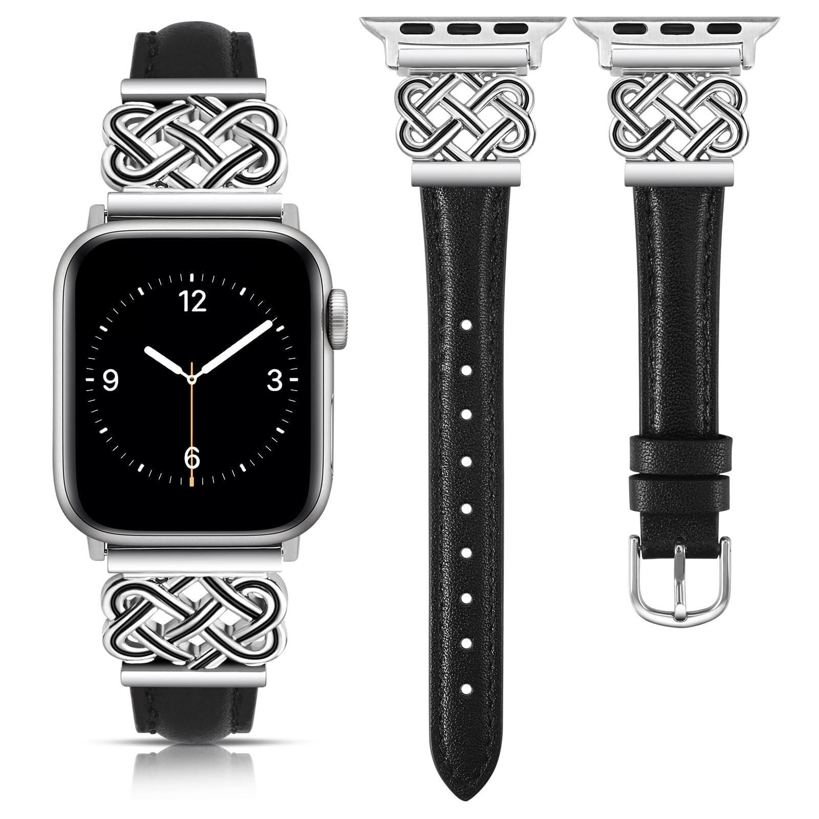 Black/Rose Pink 38/40/41/42mm(Series 10) Best apple watch bands in use, Apple watch band , Applewatchbands.us