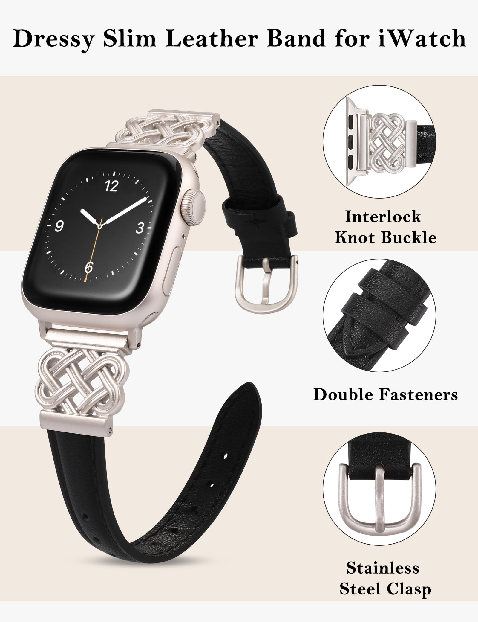 Black/Rose Gold 49/46/45/44/42mm(Seires 3) Best apple watch bands in use, Apple watch band , Applewatchbands.us