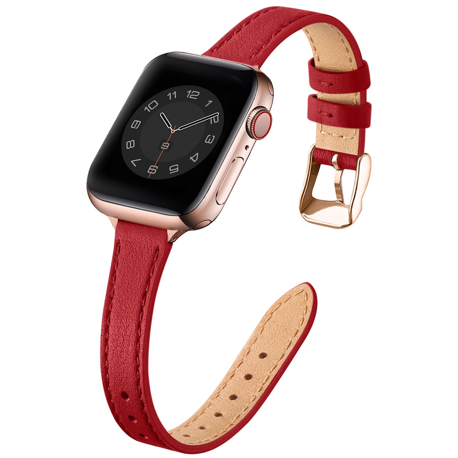 Brown with Rose Gold 49mm/46mm/45mm/44mm/42mm(Series 3 2 1) Best apple watch bands in use, Apple watch band , Applewatchbands.us