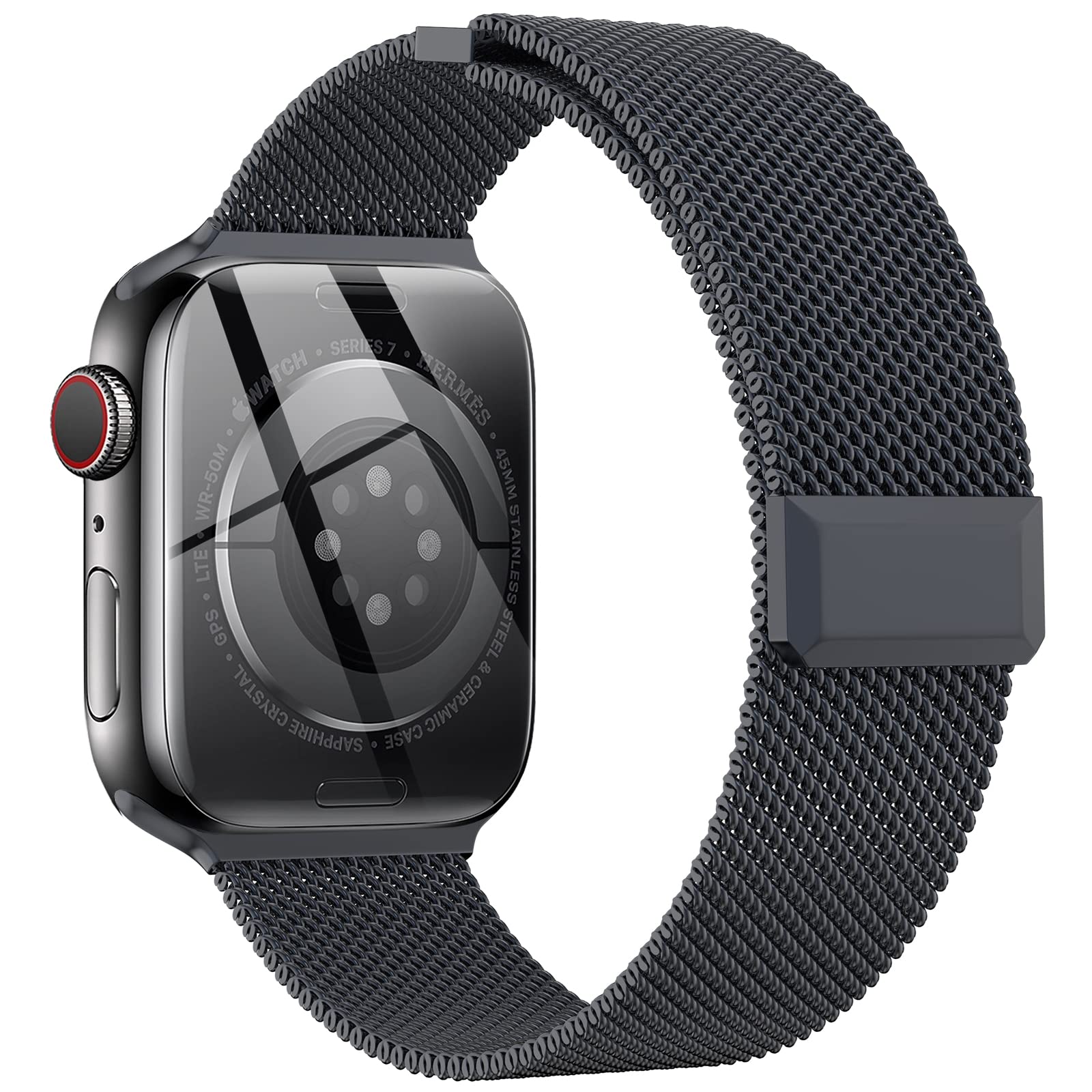 Space Grey Series10 46mm/Ultra2 49mm/45mm/44mm Best apple watch bands in use, Apple watch band , Applewatchbands.us