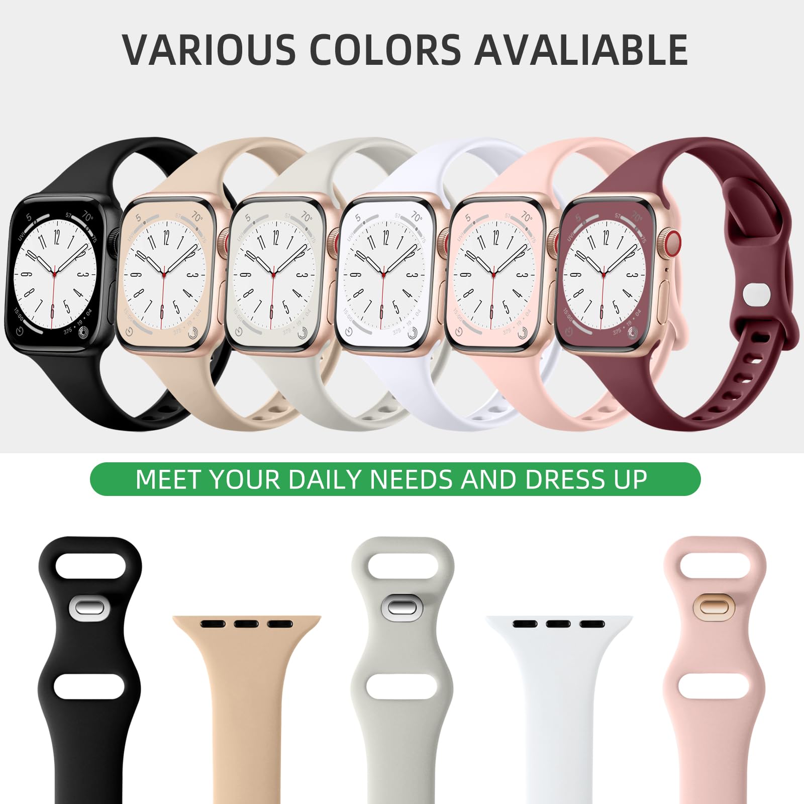 Light Purple/Black/Pine Green/Red/Blue/Brown 38mm/40mm/41mm/(42mm-Series 10) Best apple watch bands in use, Apple watch band , Applewatchbands.us