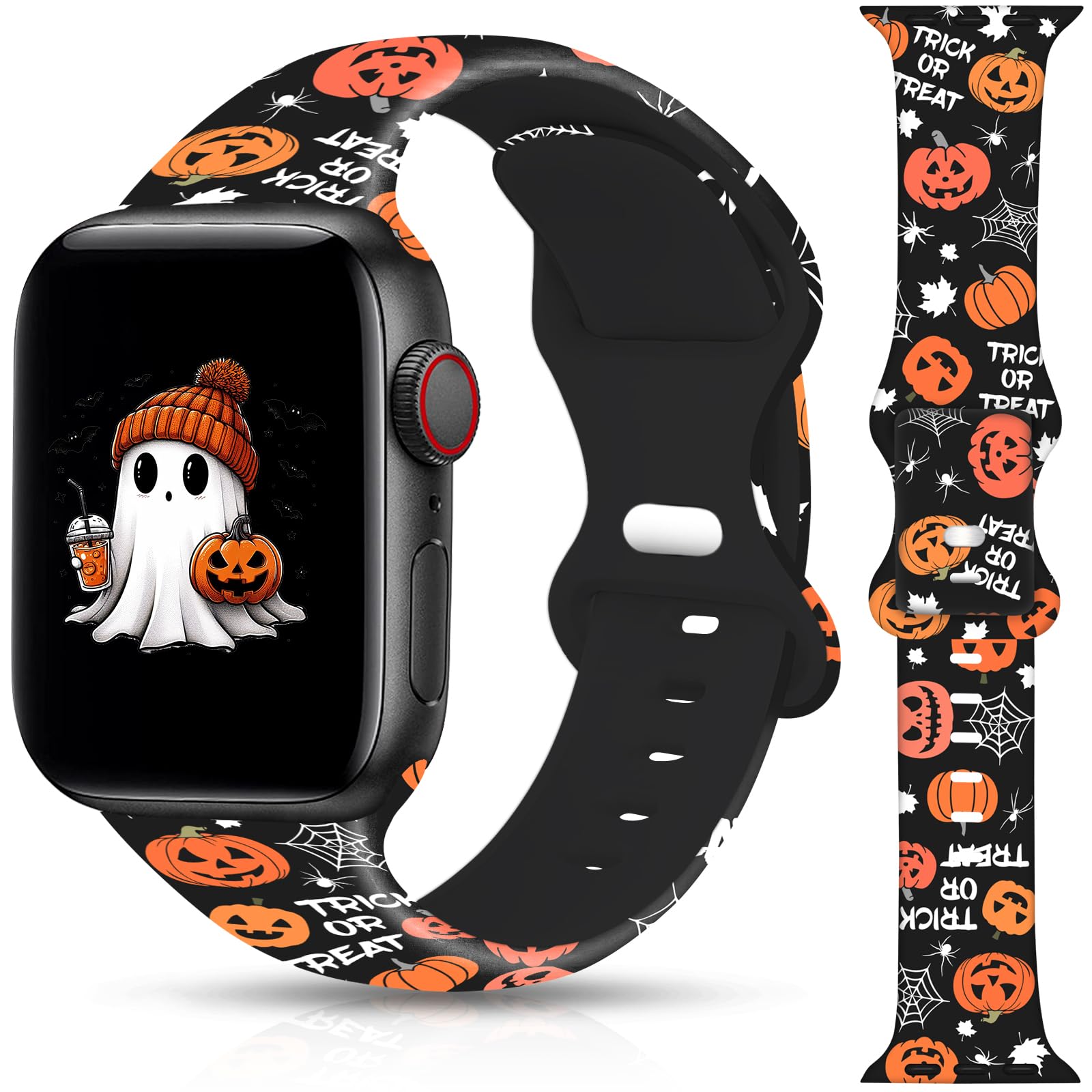 Black Pumpkin 38/40/41/42mm(Series 10) Best apple watch bands in use, Apple watch band , Applewatchbands.us