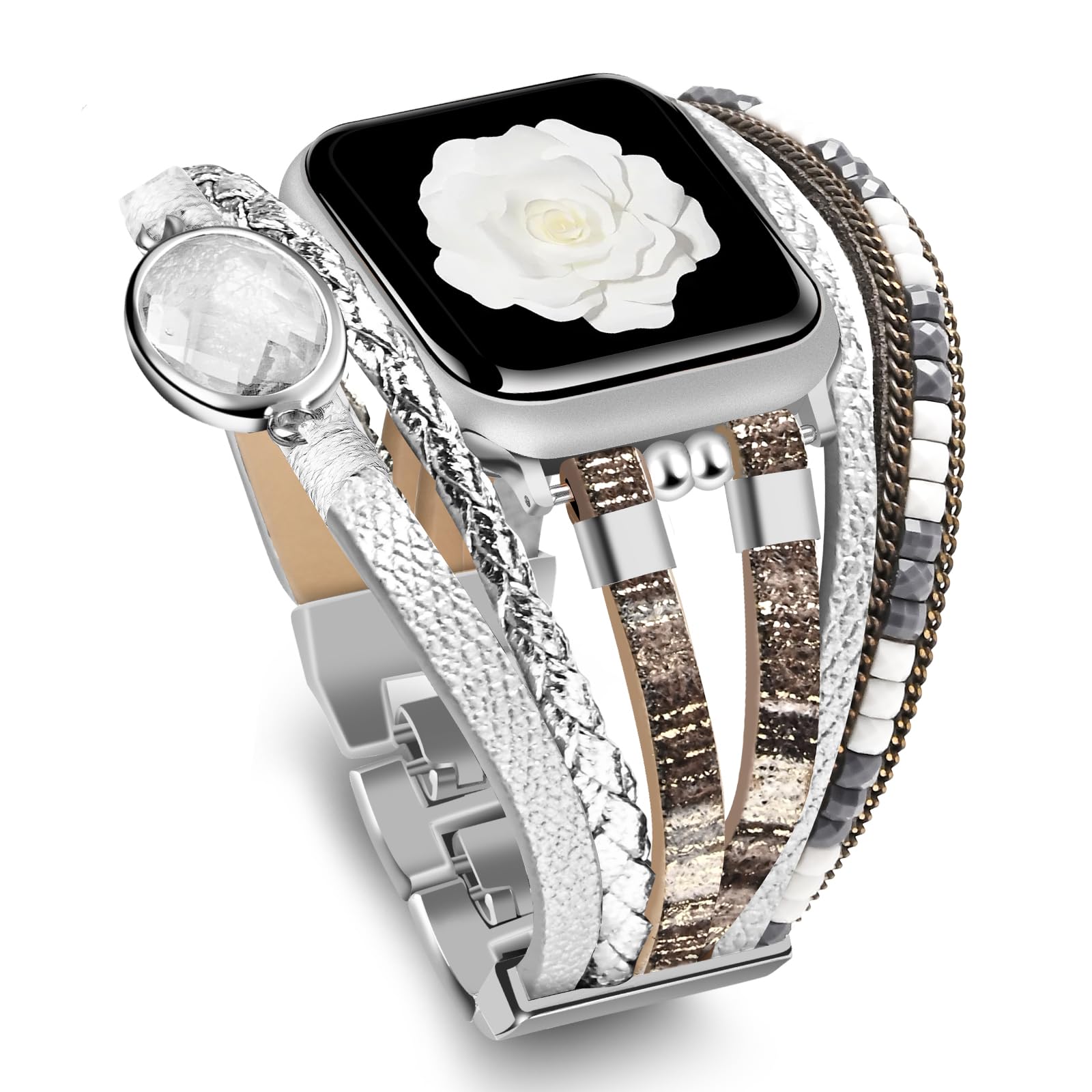 C-Silver 42(series 10)/41/40/38mm Best apple watch bands in use, Apple watch band , Applewatchbands.us