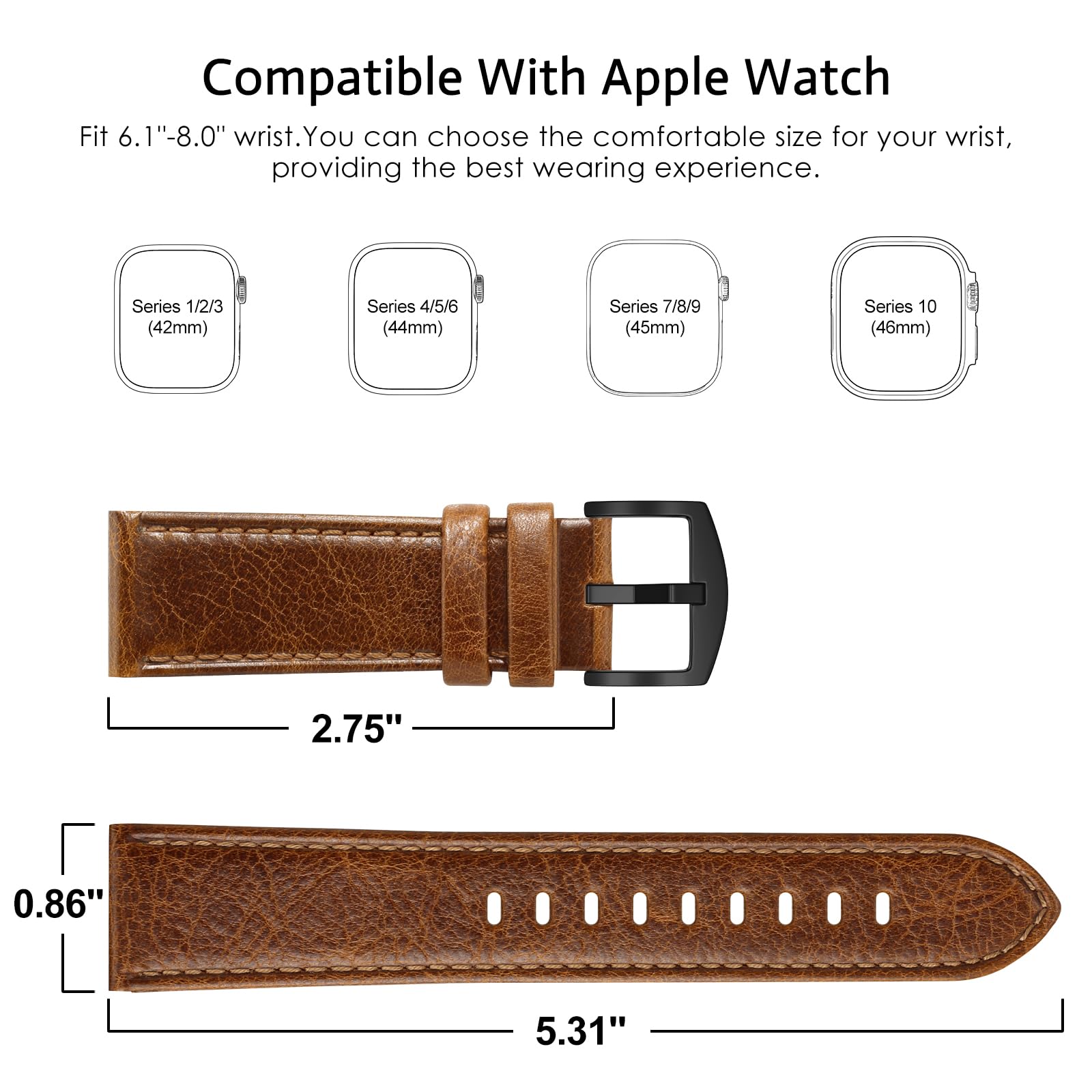 Rustic Brown  Best apple watch bands in use, Apple watch band , Applewatchbands.us