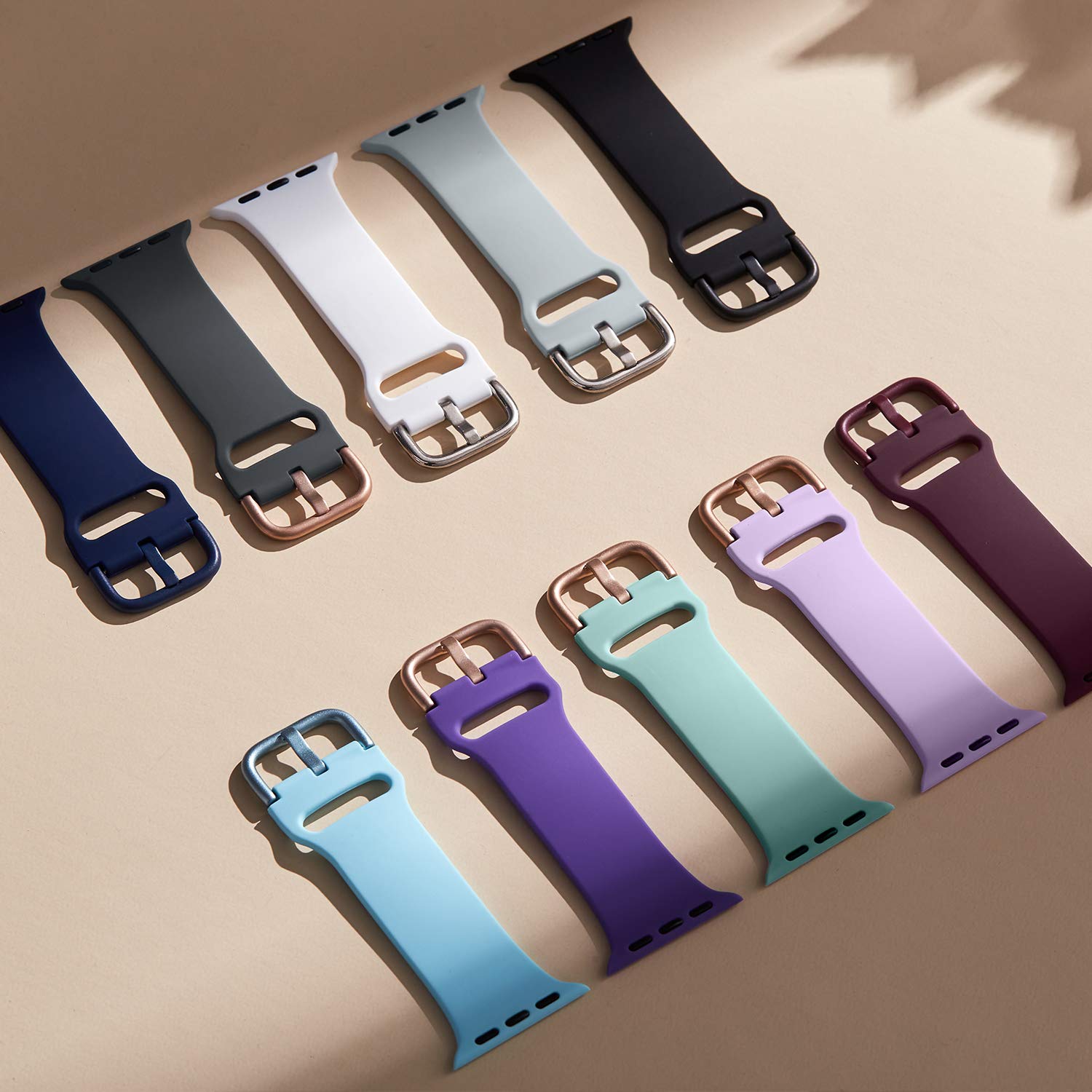 Lavender-Grey 38mm/40mm/41mm/42mm(Series 10) Best apple watch bands in use, Apple watch band , Applewatchbands.us