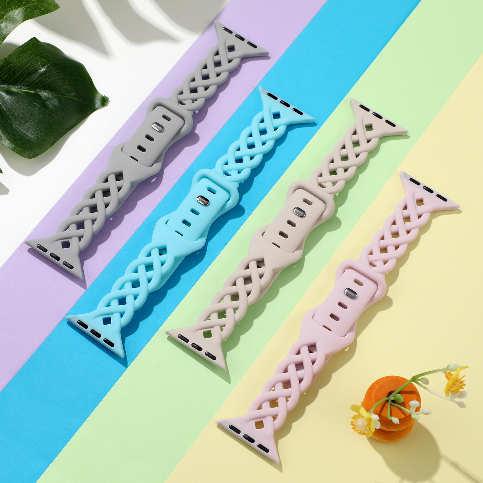 Blue Navy /Milk Tea/Sand Pink/Starlight 44/45/46/49/42mm(Series 3 2 1) Best apple watch bands in use, Apple watch band , Applewatchbands.us