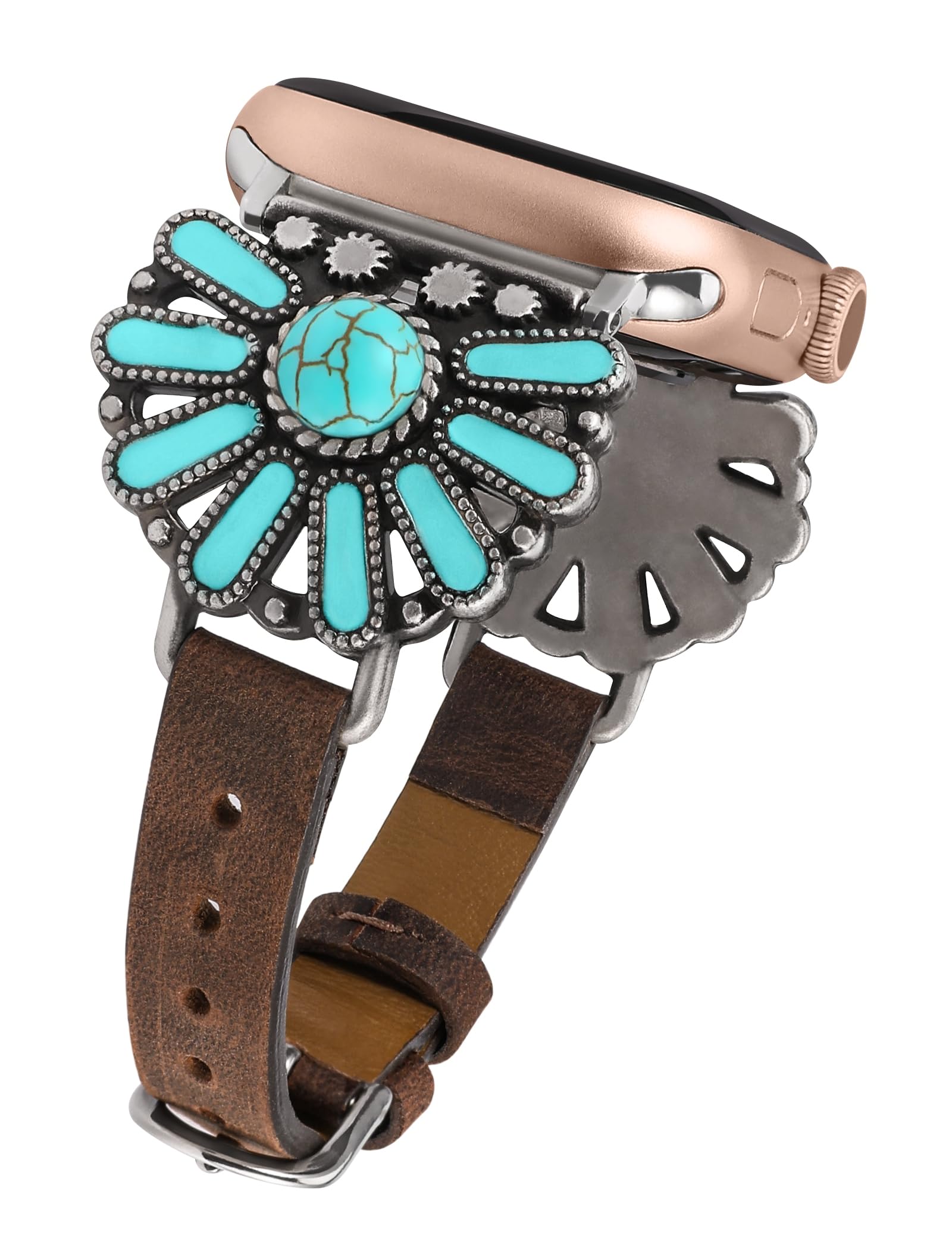 Brown/Turquoise 38/40/41/42mm(Series 10) Best apple watch bands in use, Apple watch band , Applewatchbands.us