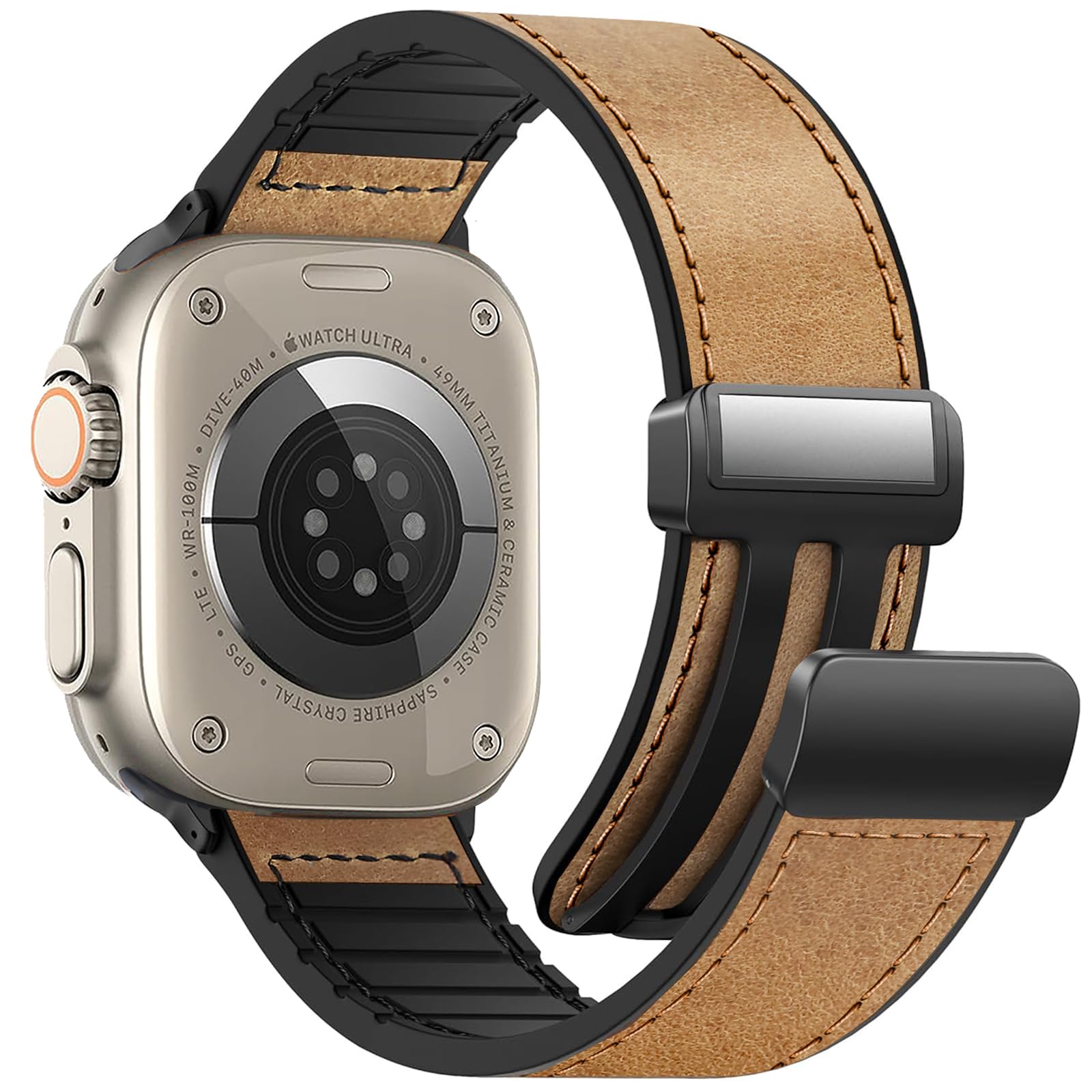 B-Black 49/46/45/44/42mm(Series 1/2/3) Best apple watch bands in use, Apple watch band , Applewatchbands.us