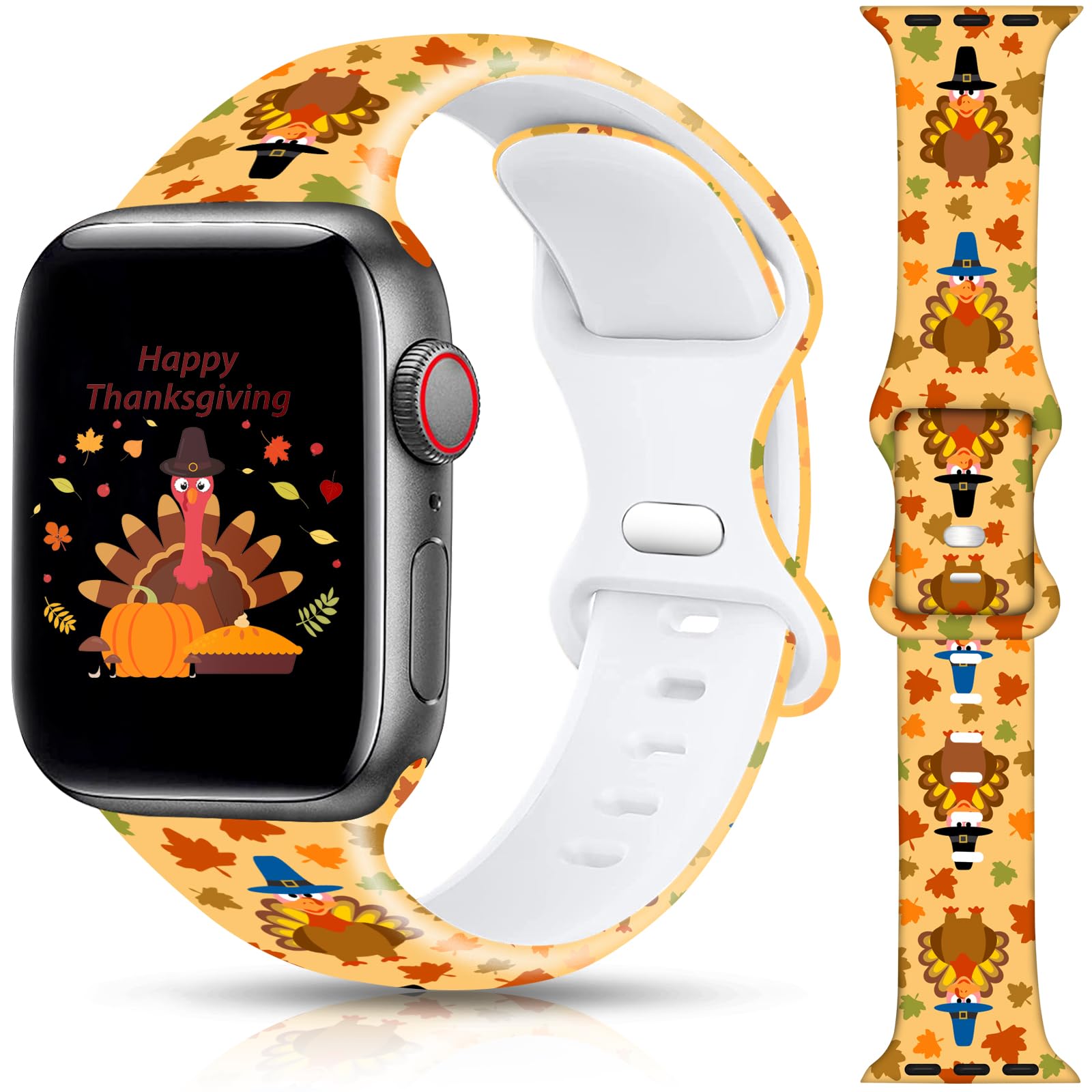 Halloween Bat&Hat 38/40/41/42mm(Series 10) Best apple watch bands in use, Apple watch band , Applewatchbands.us