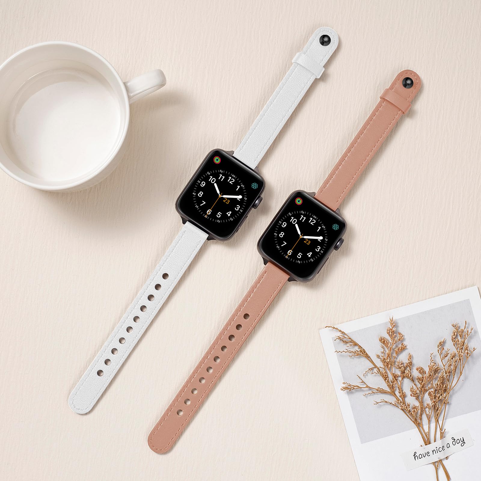 White for Gold 42mm/44mm/45mm/49mm Best apple watch bands in use, Apple watch band , Applewatchbands.us