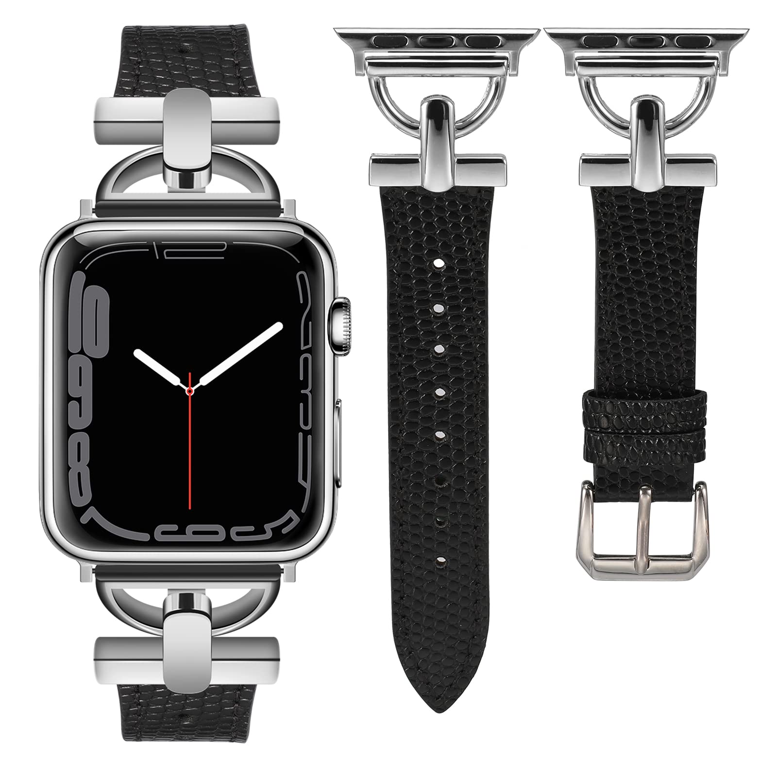 Dark Brown/Silver 49/46/45/44/42mm(Series 3) Best apple watch bands in use, Apple watch band , Applewatchbands.us