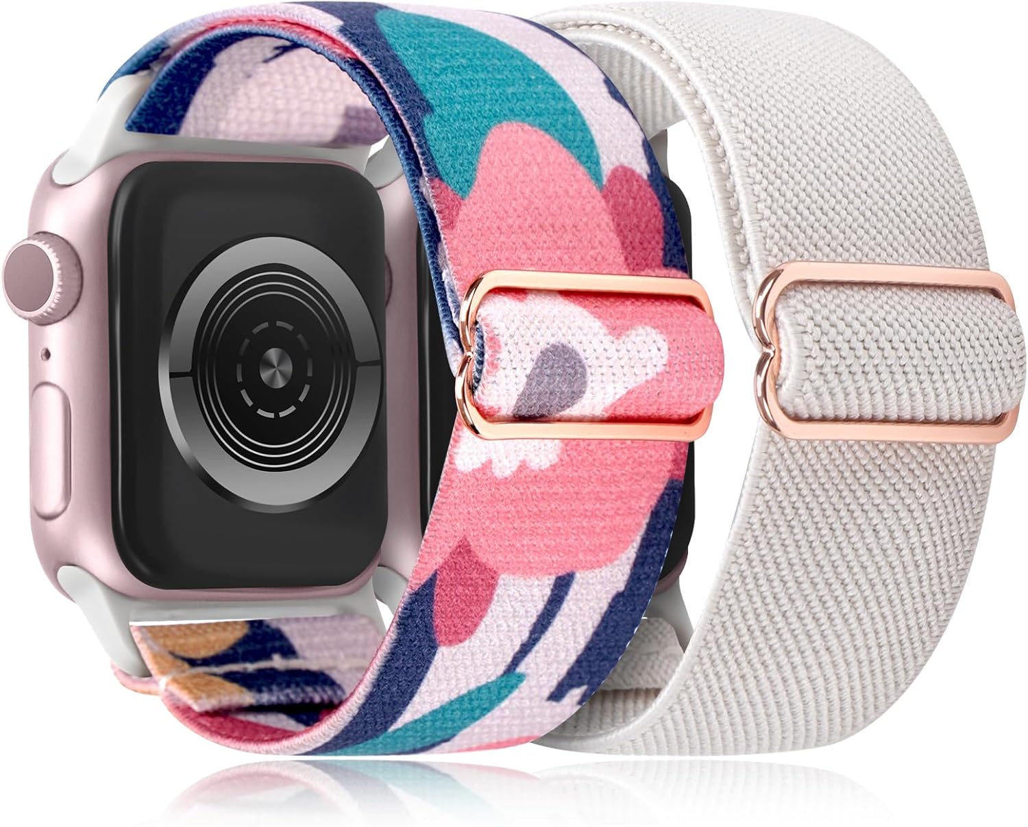 Pink+Starlight 42mm(Series 3)/44mm/45mm/46mm/49mm Best apple watch bands in use, Apple watch band , Applewatchbands.us