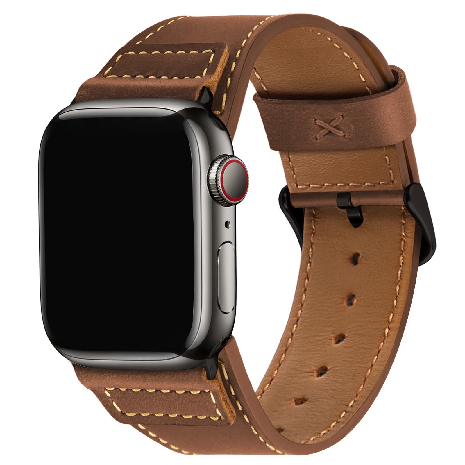 Dark Brown 49/46/45/44/42mm(Series 3) Best apple watch bands in use, Apple watch band , Applewatchbands.us