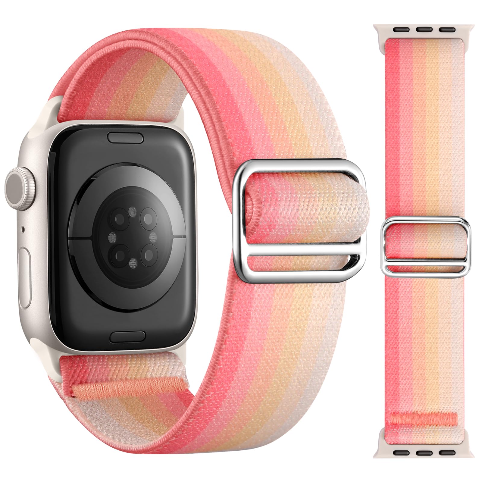 Gentle Pink Sunset 44mm/45mm/46mm/49mm/42mm (Series 3 2 1) Best apple watch bands in use, Apple watch band , Applewatchbands.us