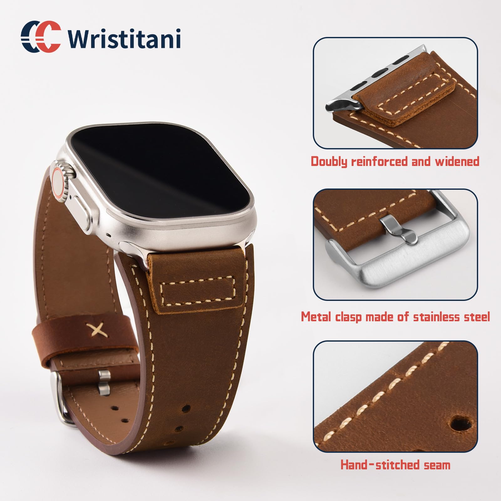 Dark Brown 38/40/41/42mm(Series 10) Best apple watch bands in use, Apple watch band , Applewatchbands.us