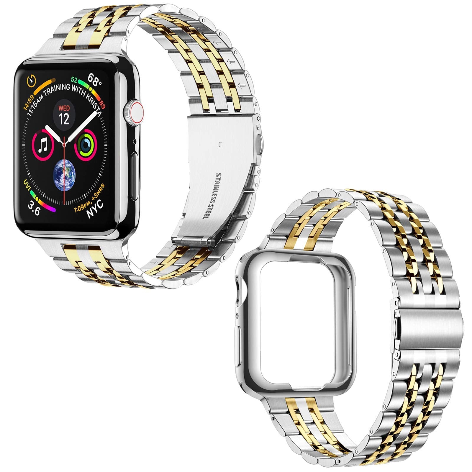 Silver 41 mm (Series 9/8/7) Best apple watch bands in use, Apple watch band , Applewatchbands.us