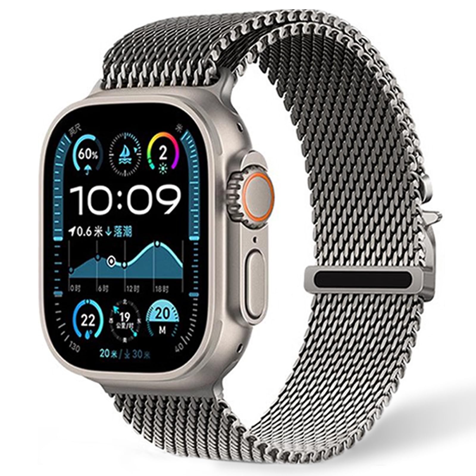 Titanium 42(Series 1/2/3)/44/45/46/49mm Best apple watch bands in use, Apple watch band , Applewatchbands.us