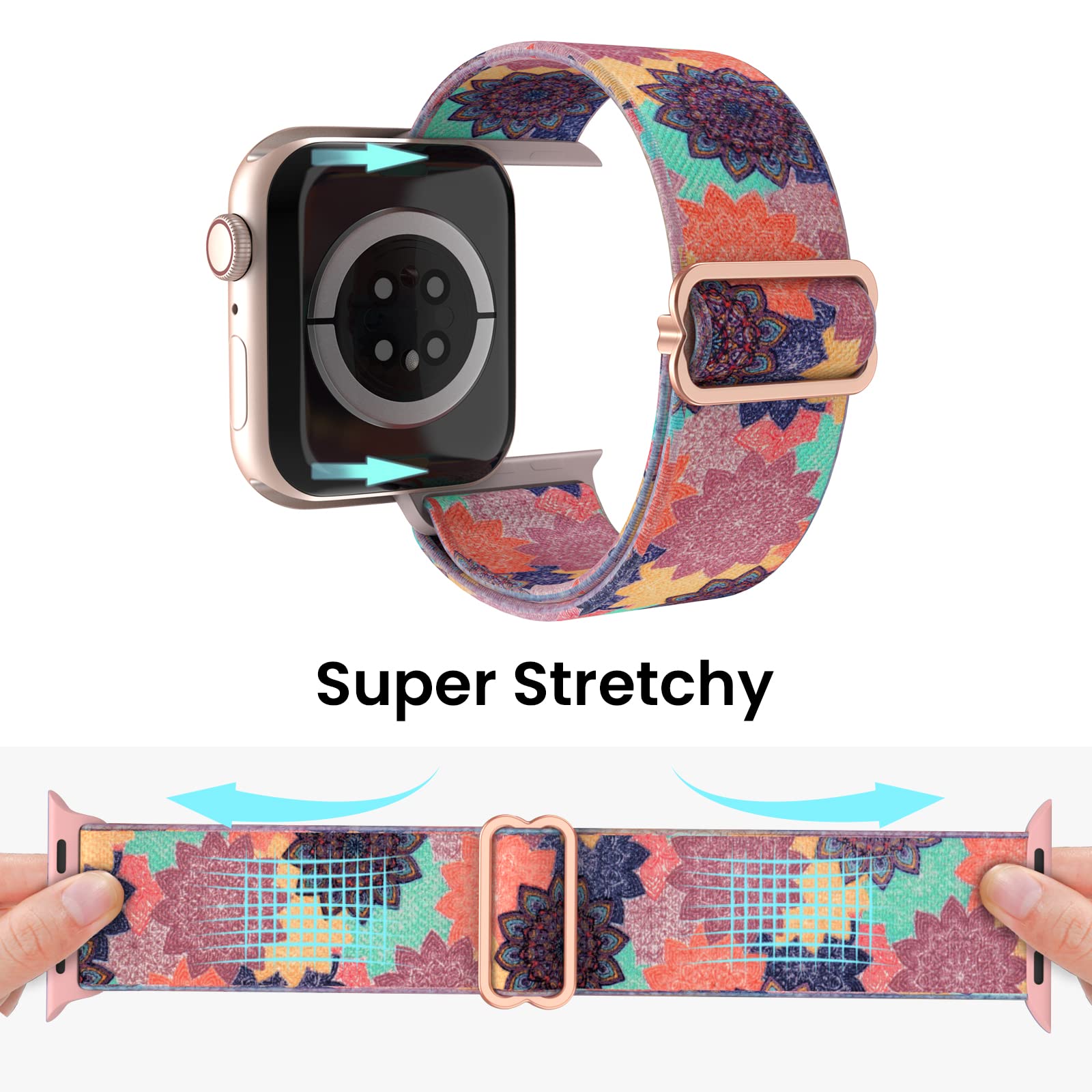 Black/Purple/Mandala 38mm/40mm/41mm/42mm(Series 10) Best apple watch bands in use, Apple watch band , Applewatchbands.us