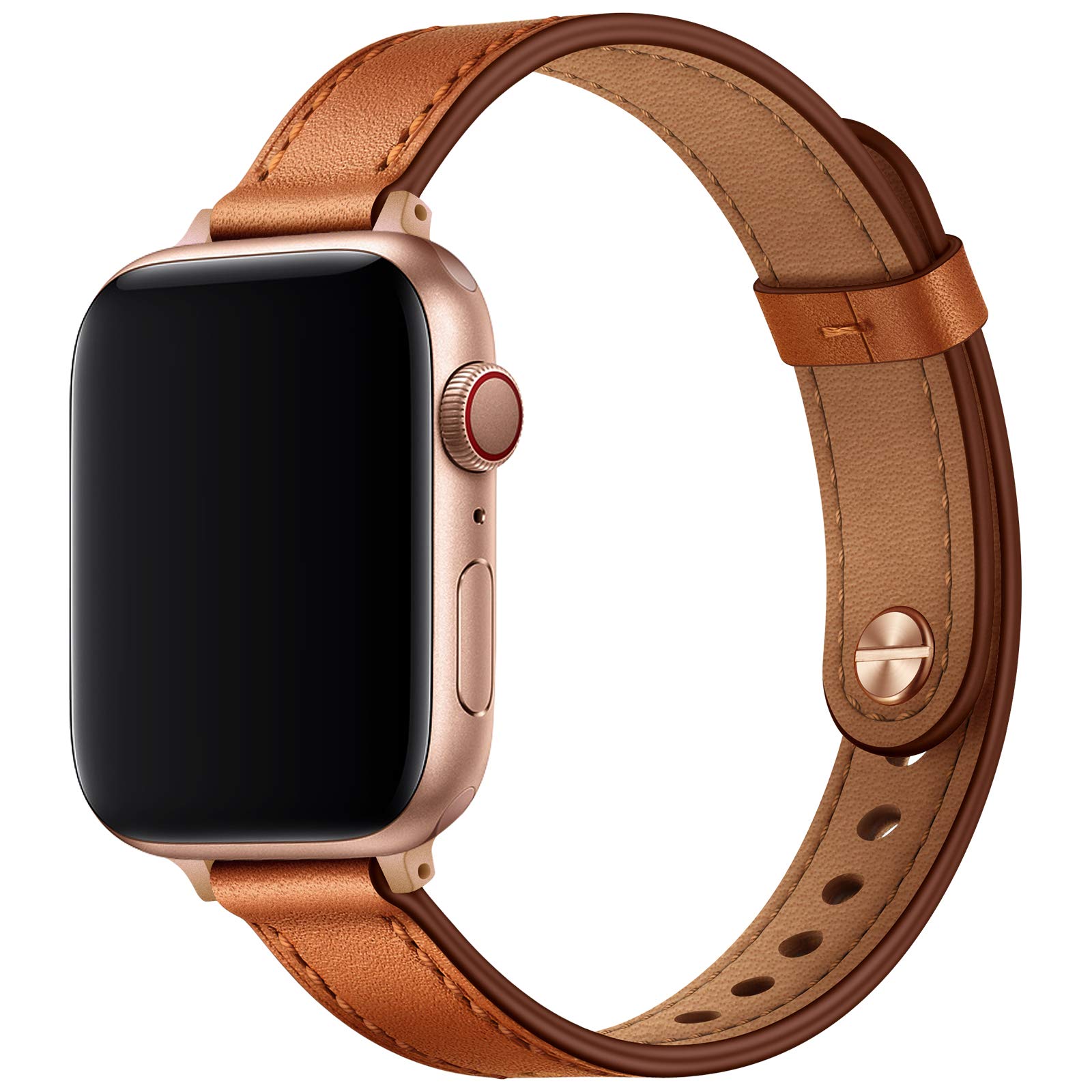 Brown/Rose Gold 38mm/40mm/41mm/42mm-Series 10 Best apple watch bands in use, Apple watch band , Applewatchbands.us