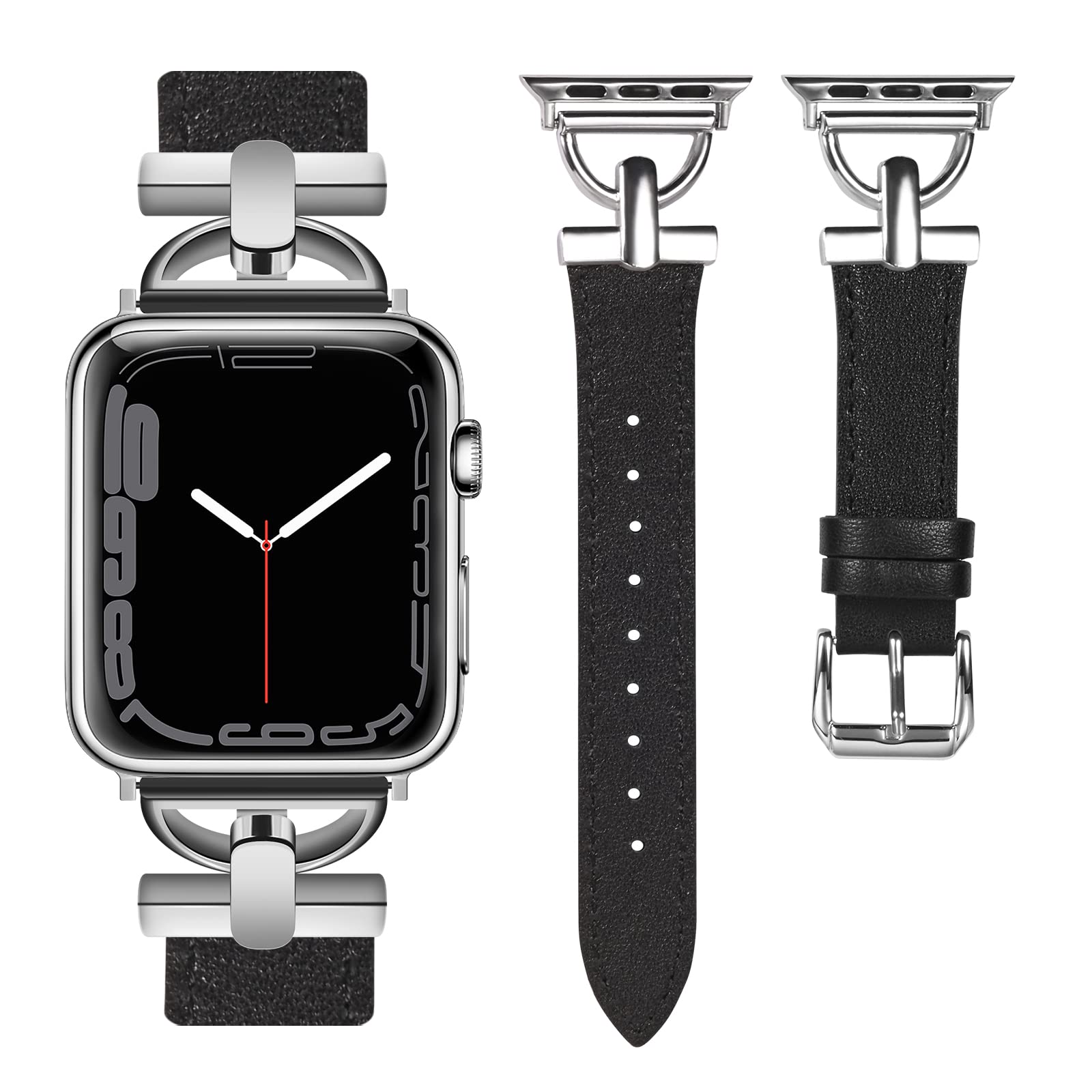 Brown/Silver 49/46/45/44/42mm(Series 3) Best apple watch bands in use, Apple watch band , Applewatchbands.us