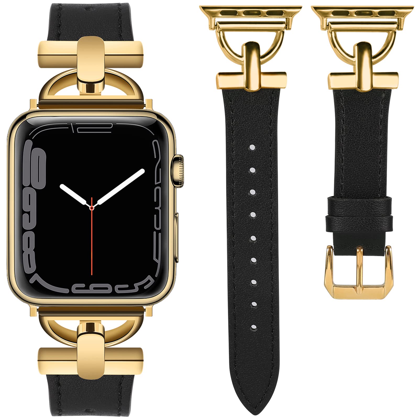 Black/Gold 38/40/41/42mm(Series 10) Best apple watch bands in use, Apple watch band , Applewatchbands.us