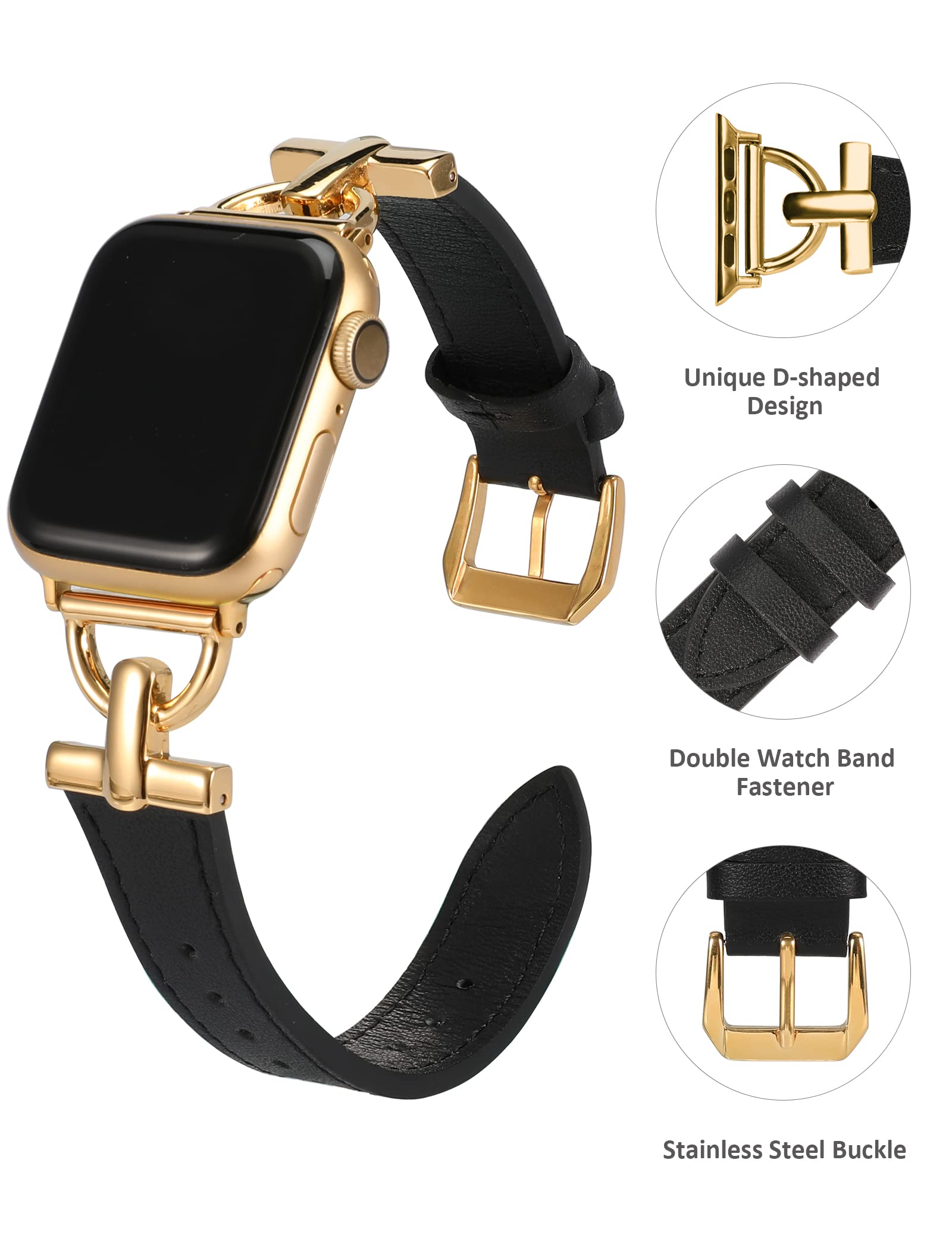 Starlight/Gold 38/40/41/42mm(Series 10) Best apple watch bands in use, Apple watch band , Applewatchbands.us