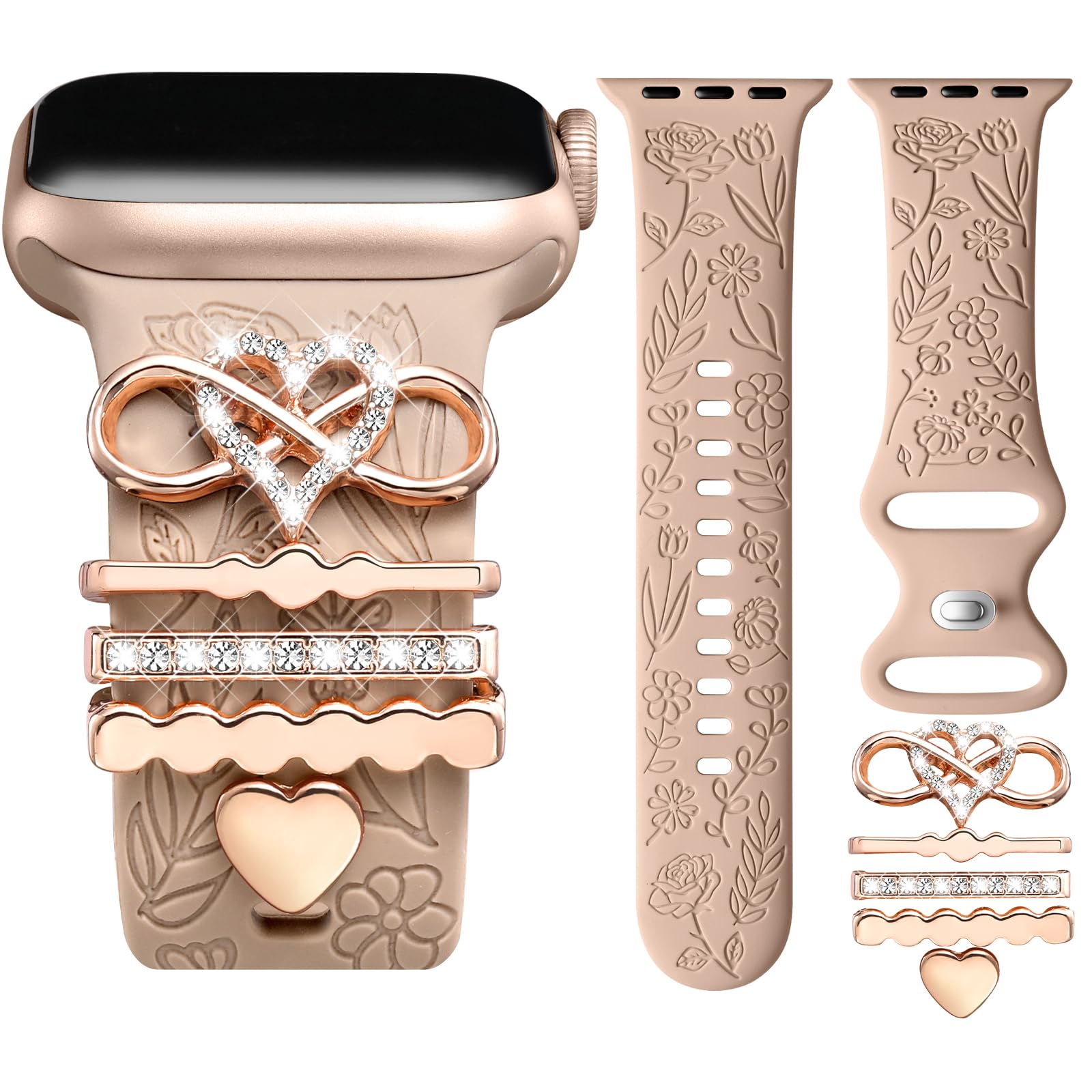 MilkTea Band/Gold Love 38mm/40mm/41mm/42mm(Series 10 ) Best apple watch bands in use, Apple watch band , Applewatchbands.us