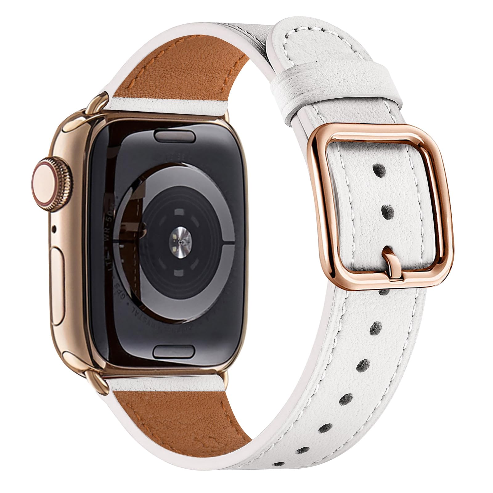 White/Soft Gold 49mm/46mm/45mm/44mm/42mm(Series 3 2 1) Best apple watch bands in use, Apple watch band , Applewatchbands.us