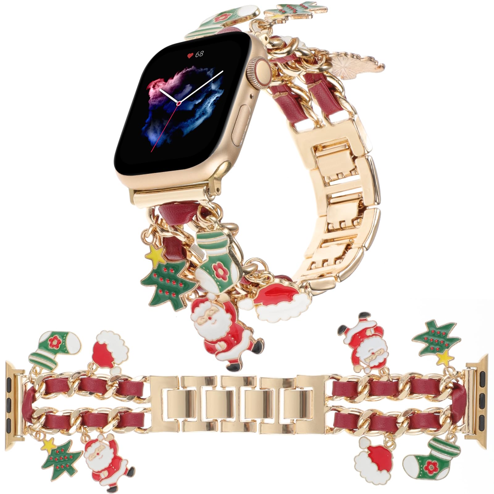 Halloween Gold White 44/45/46/49/42MM(Series3 2 1) Best apple watch bands in use, Apple watch band , Applewatchbands.us