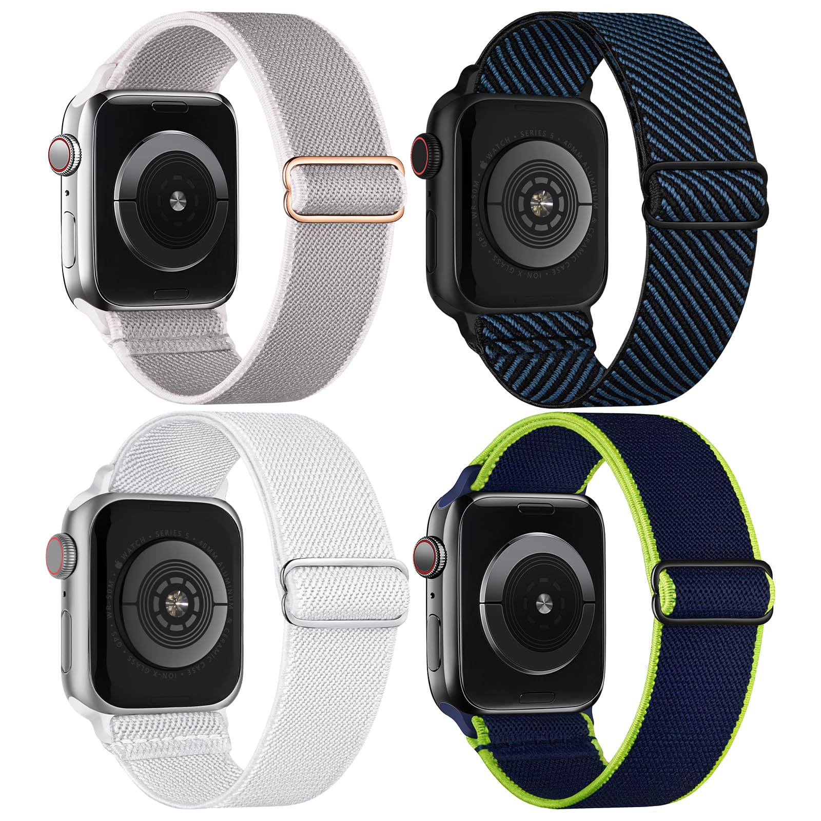 Grey/Blue/DarkBlue/White 42mm(Series 3)/44mm/45mm/46mm/49mm Best apple watch bands in use, Apple watch band , Applewatchbands.us