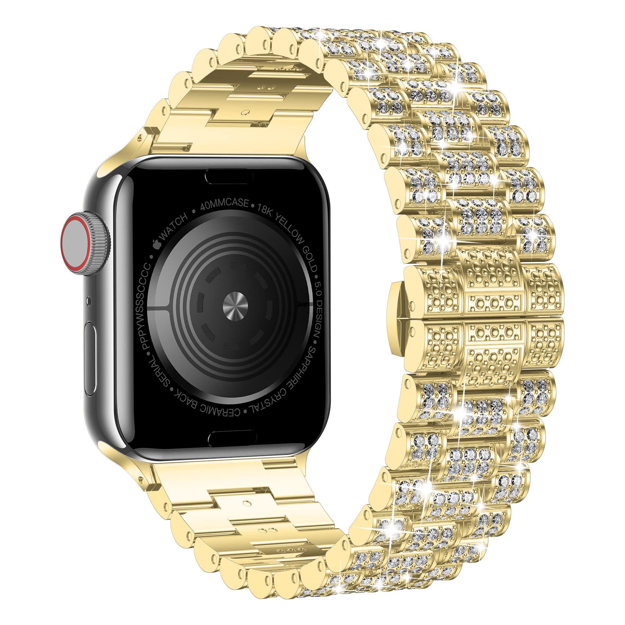 Gold 49mm/46mm/45mm/44mm/42mm(series3) Best apple watch bands in use, Apple watch band , Applewatchbands.us