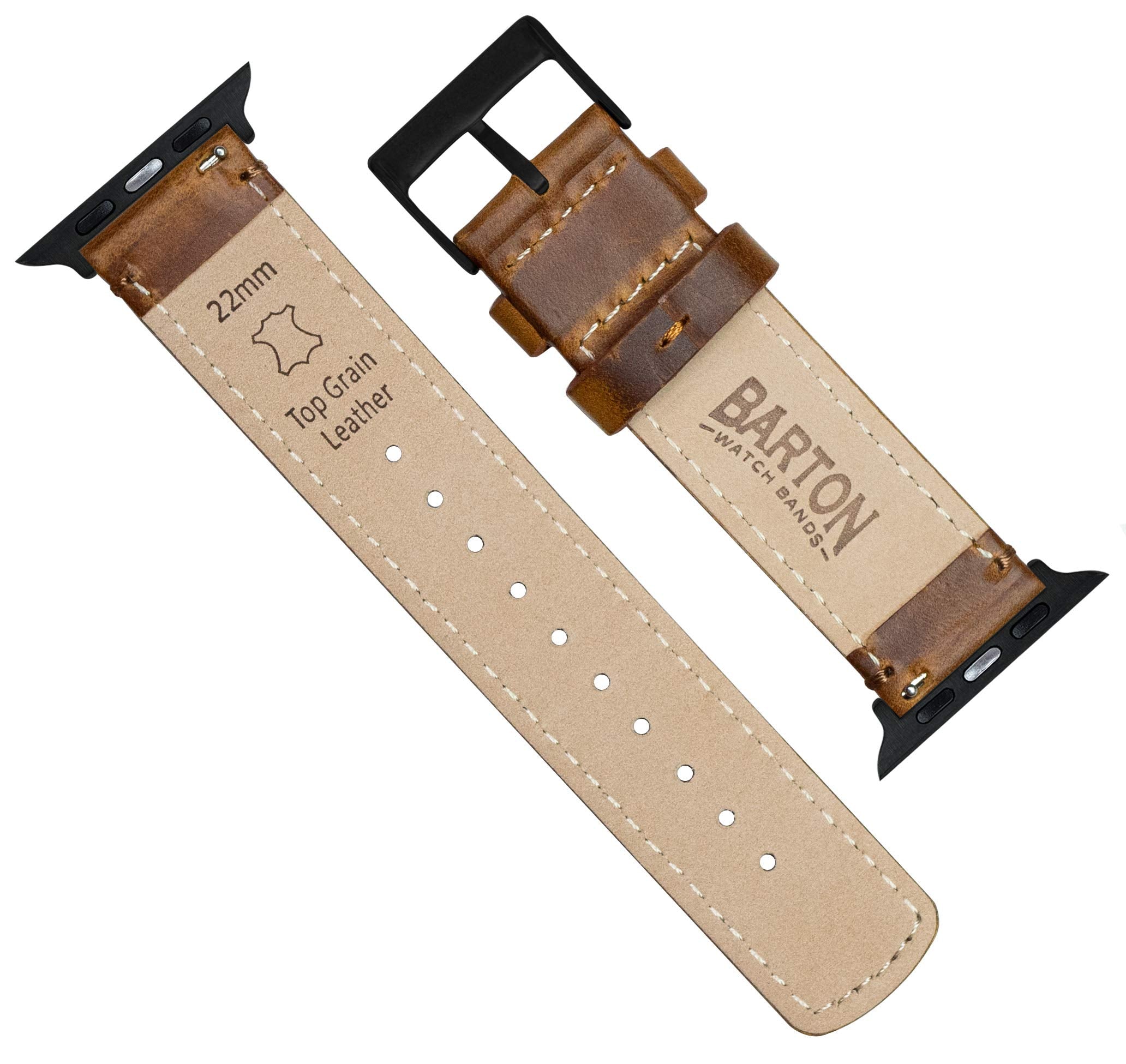 Espresso Brown Leather / White Stitching Small Apple Watch (38mm/40mm/41mm) Best apple watch bands in use, Apple watch band , Applewatchbands.us