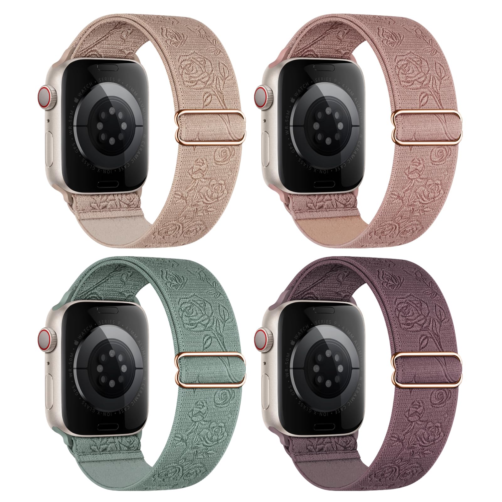 Cactus/MilkTea/SmokePurple/Pink 42mm(Series 3)/44mm/45mm/46mm/49mm Best apple watch bands in use, Apple watch band , Applewatchbands.us