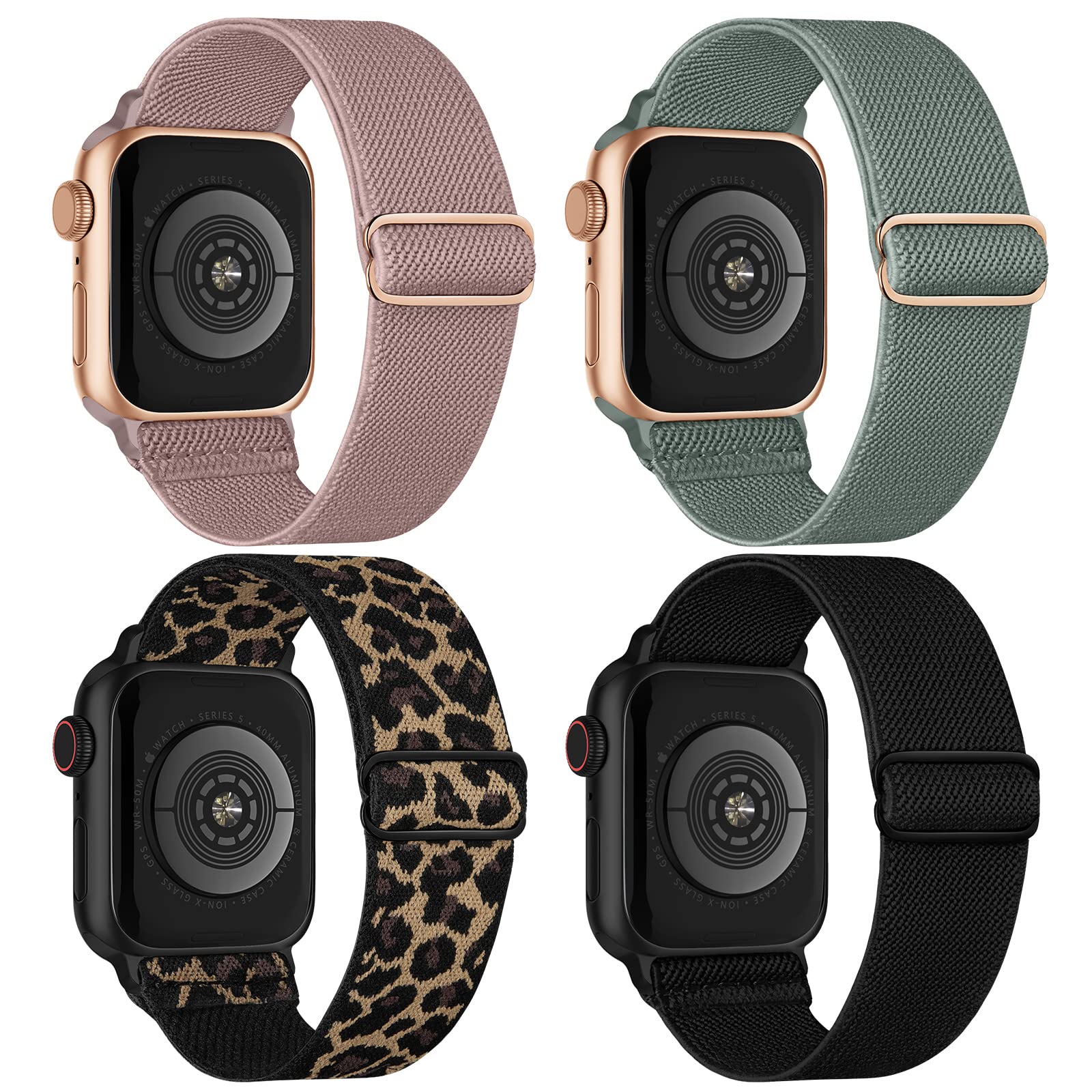 Black/Pink/Cactus/MilkTea 42mm(Series 3)/44mm/45mm/46mm/49mm Best apple watch bands in use, Apple watch band , Applewatchbands.us