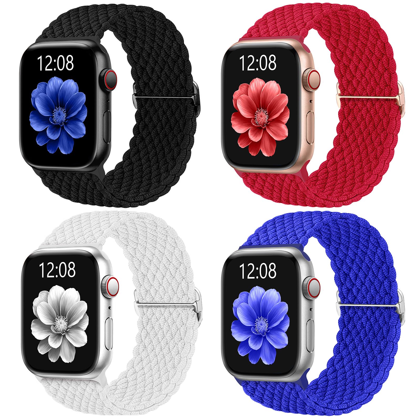 Black/Pink Sand/Starlight/Smoke Violet 44mm/45mm/46mm/49mm/42mm(Series 3 2 1) Best apple watch bands in use, Apple watch band , Applewatchbands.us