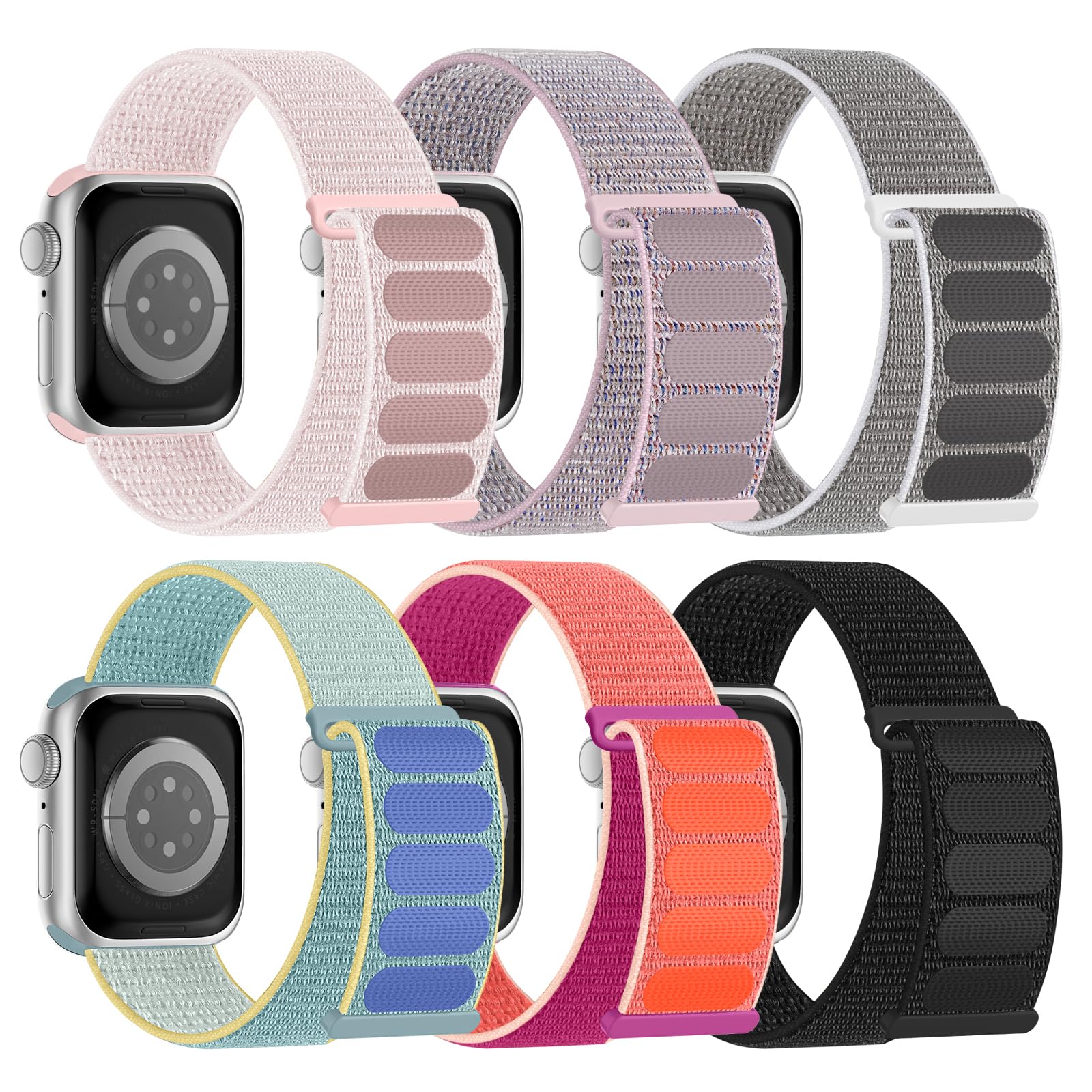 Black/Pink Sand/Pearl Pink/Sea Shell/Marine Green/Pomegranate 38/40/41mm/42mm(Series 10) Best apple watch bands in use, Apple watch band , Applewatchbands.us