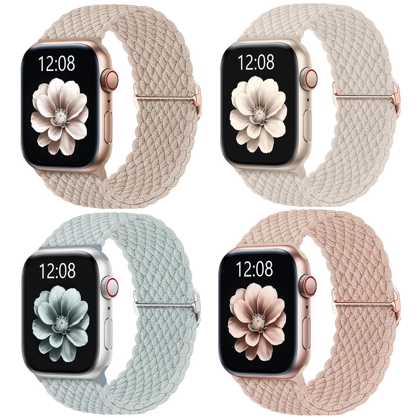 Succulent/Blue Gray/White/Klein Blue 44mm/45mm/46mm/49mm/42mm(Series 3 2 1) Best apple watch bands in use, Apple watch band , Applewatchbands.us