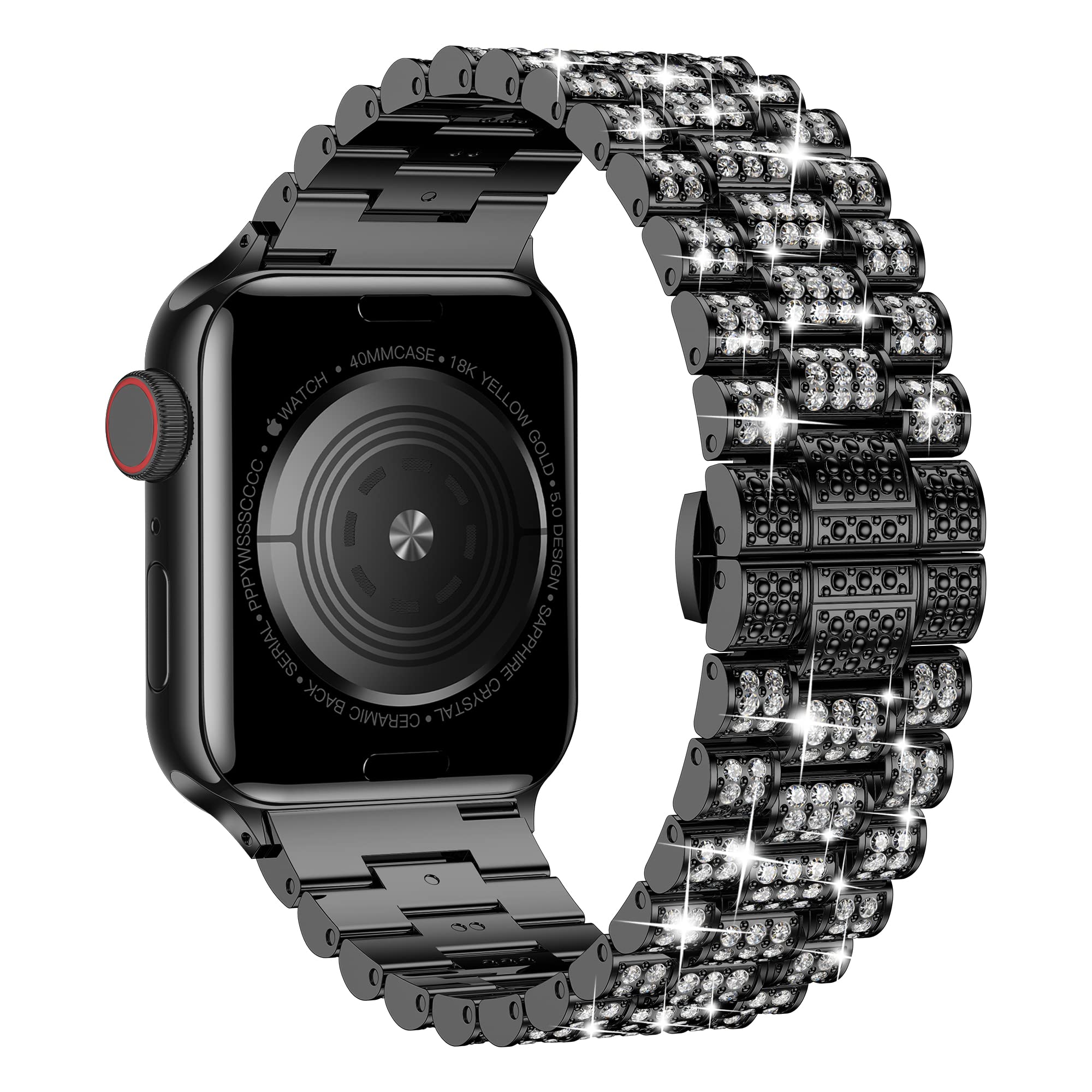 Black 49mm/46mm/45mm/44mm/42mm(series3) Best apple watch bands in use, Apple watch band , Applewatchbands.us