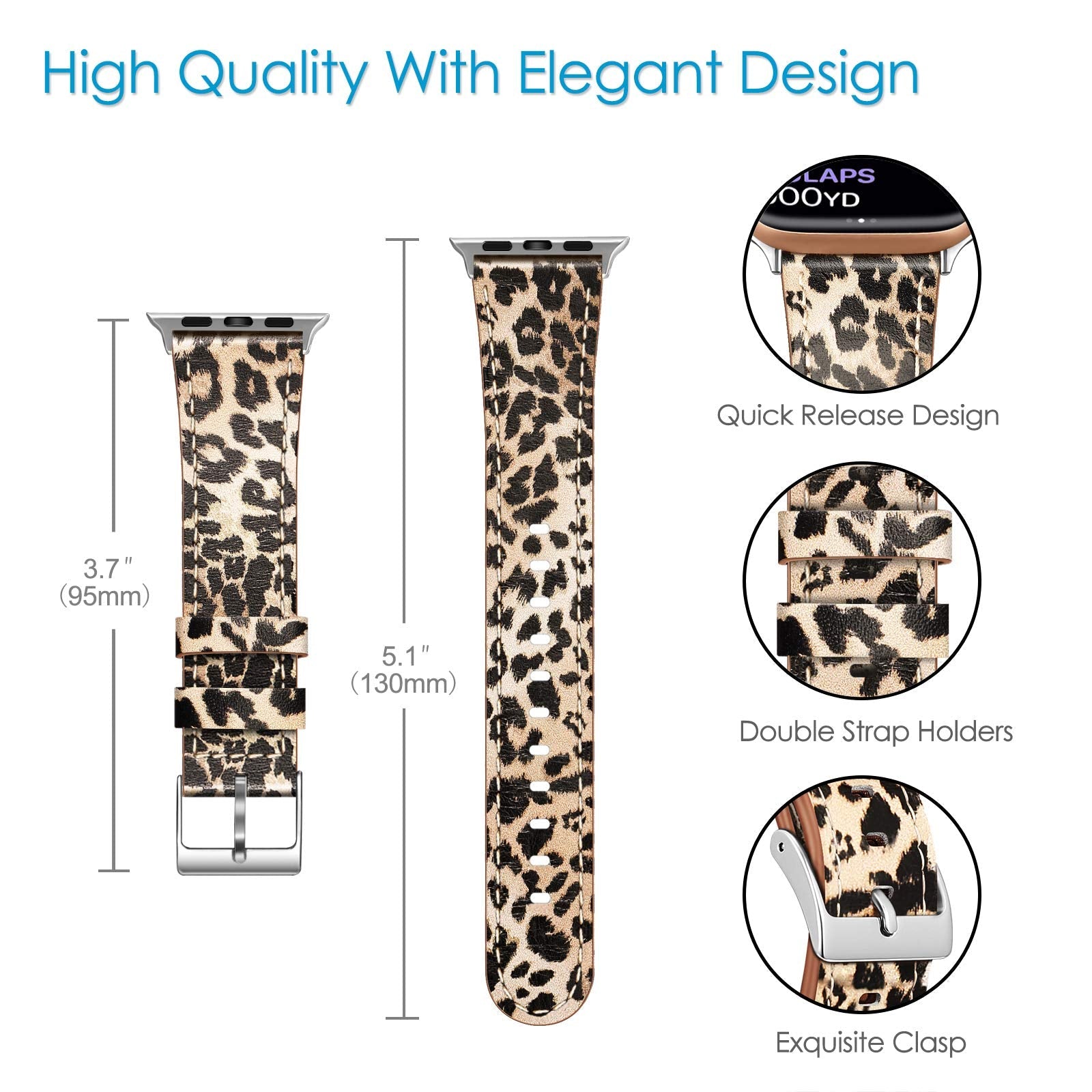 Classic Leopard 49/46/45/44/42mm-Series 3 2 1 Best apple watch bands in use, Apple watch band , Applewatchbands.us