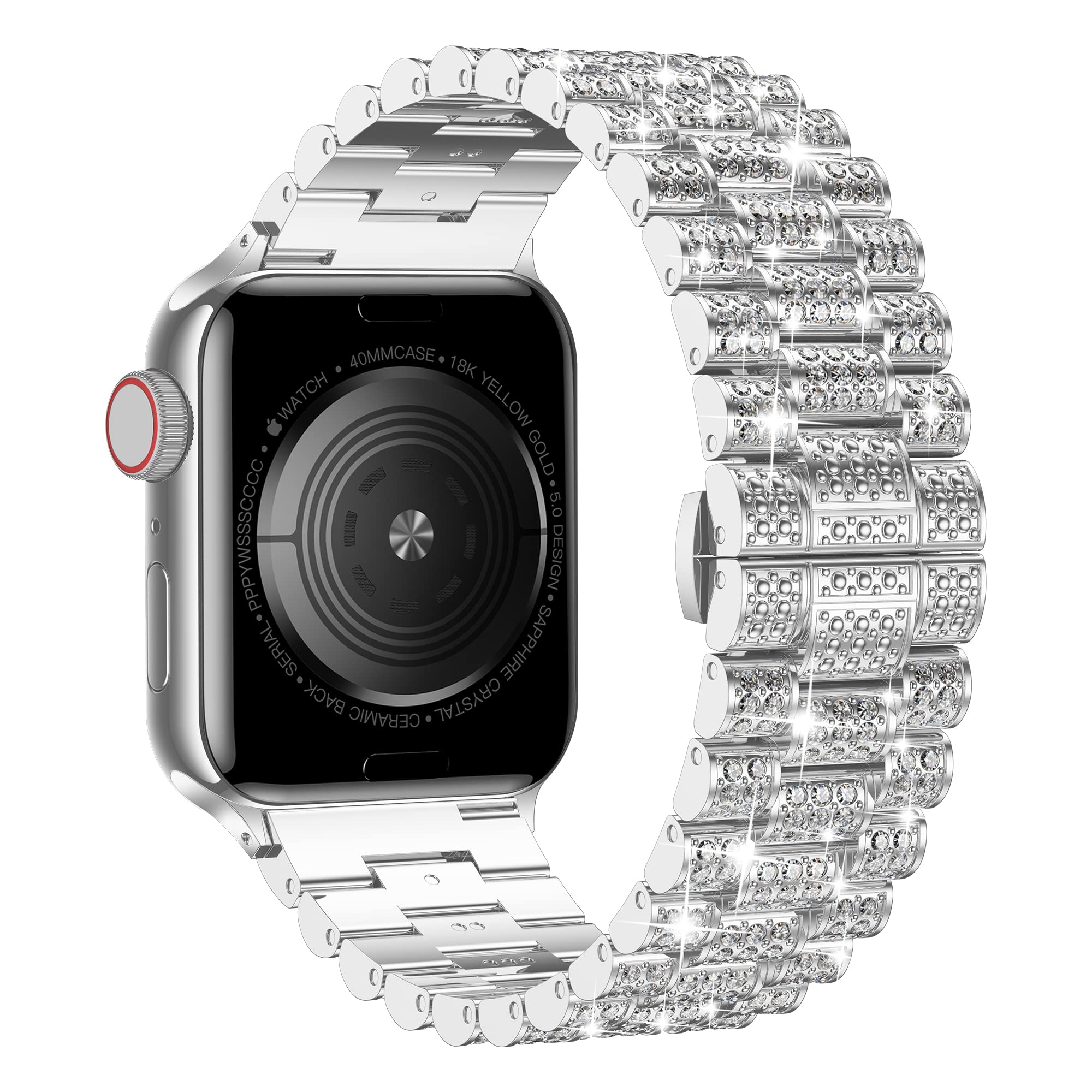 Silver 49mm/46mm/45mm/44mm/42mm(series3) Best apple watch bands in use, Apple watch band , Applewatchbands.us