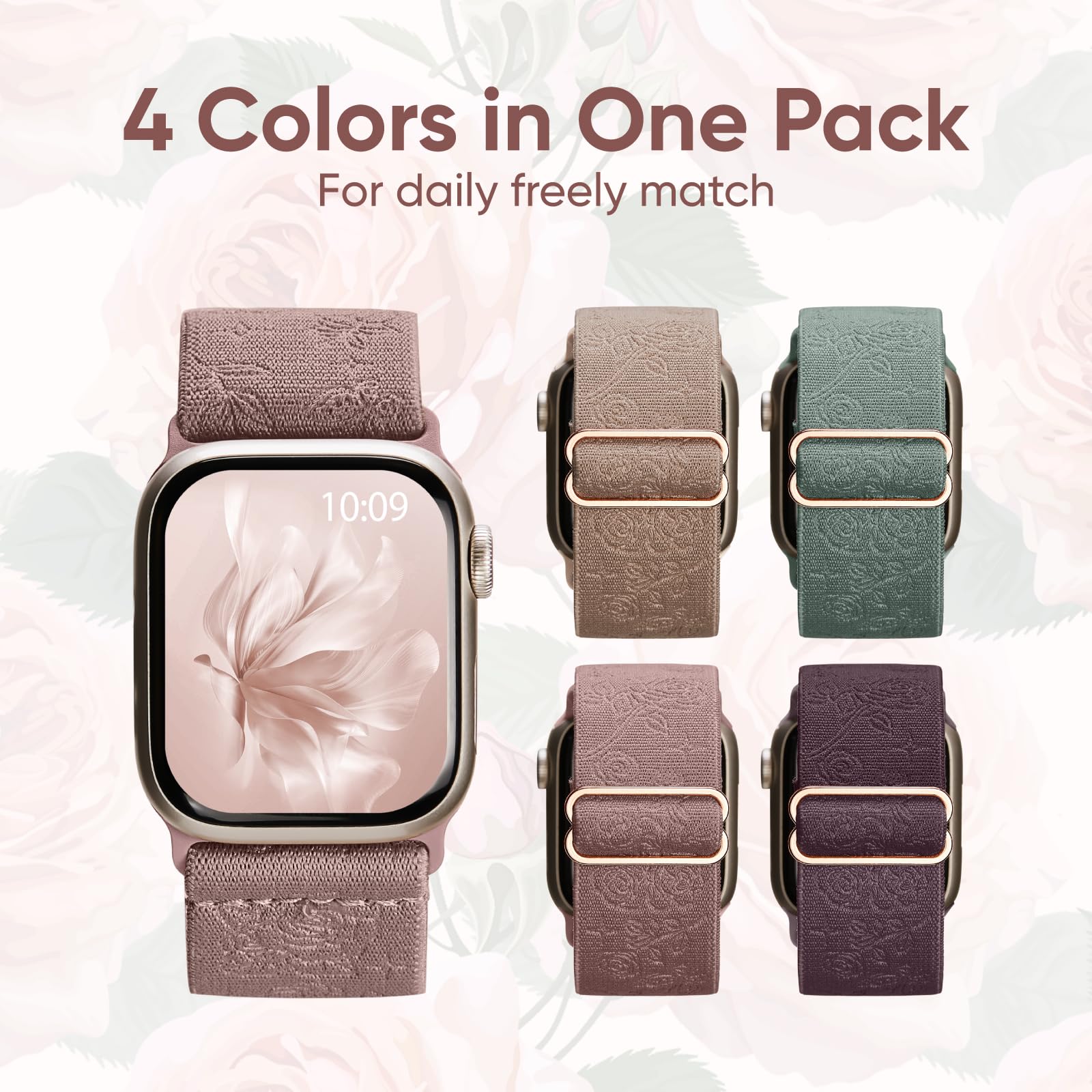 Boho 4-Pack 38mm/40mm/41mm/42mm(Series 10) Best apple watch bands in use, Apple watch band , Applewatchbands.us