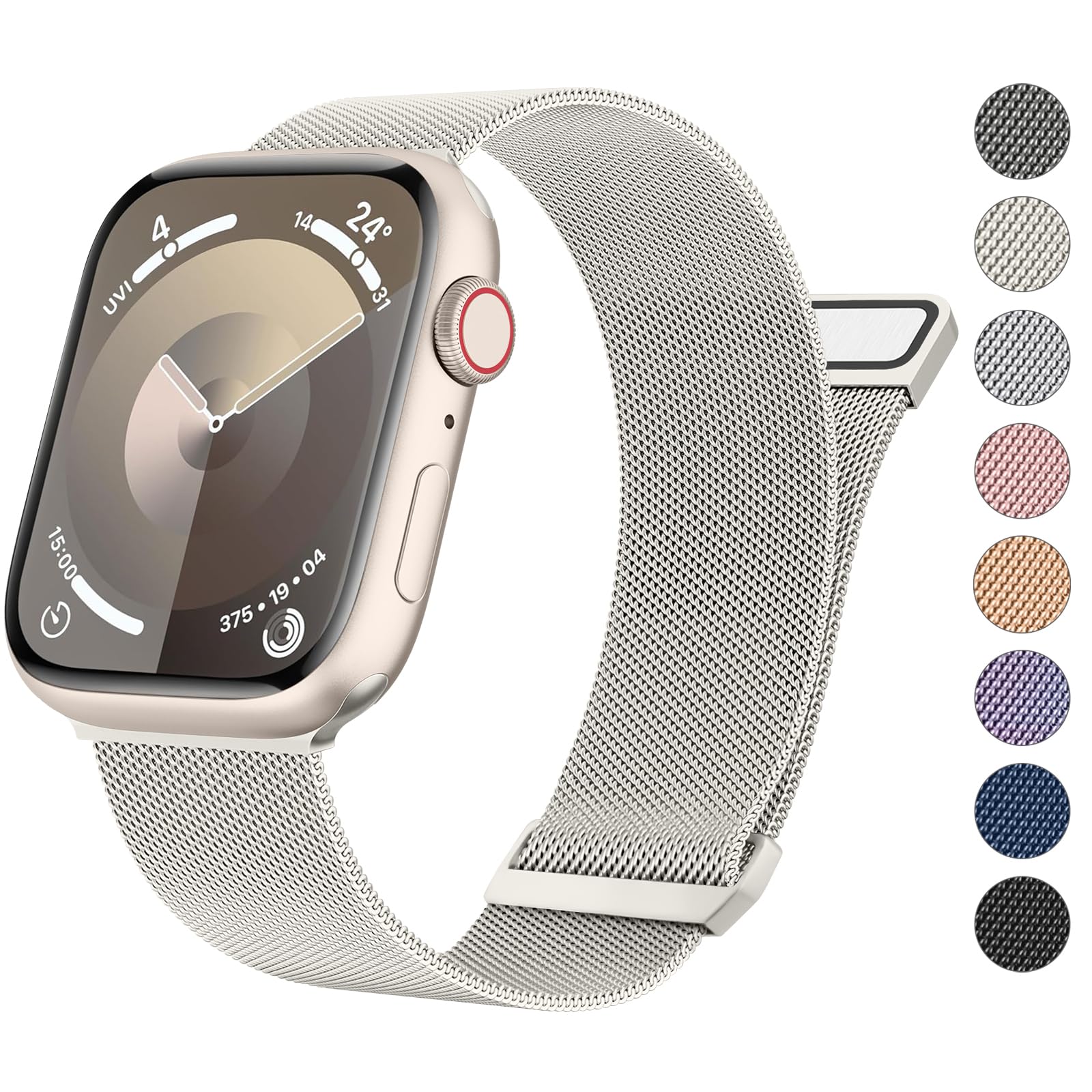 Starlight 42mm/44mm/45mm/49mm Best apple watch bands in use, Apple watch band , Applewatchbands.us