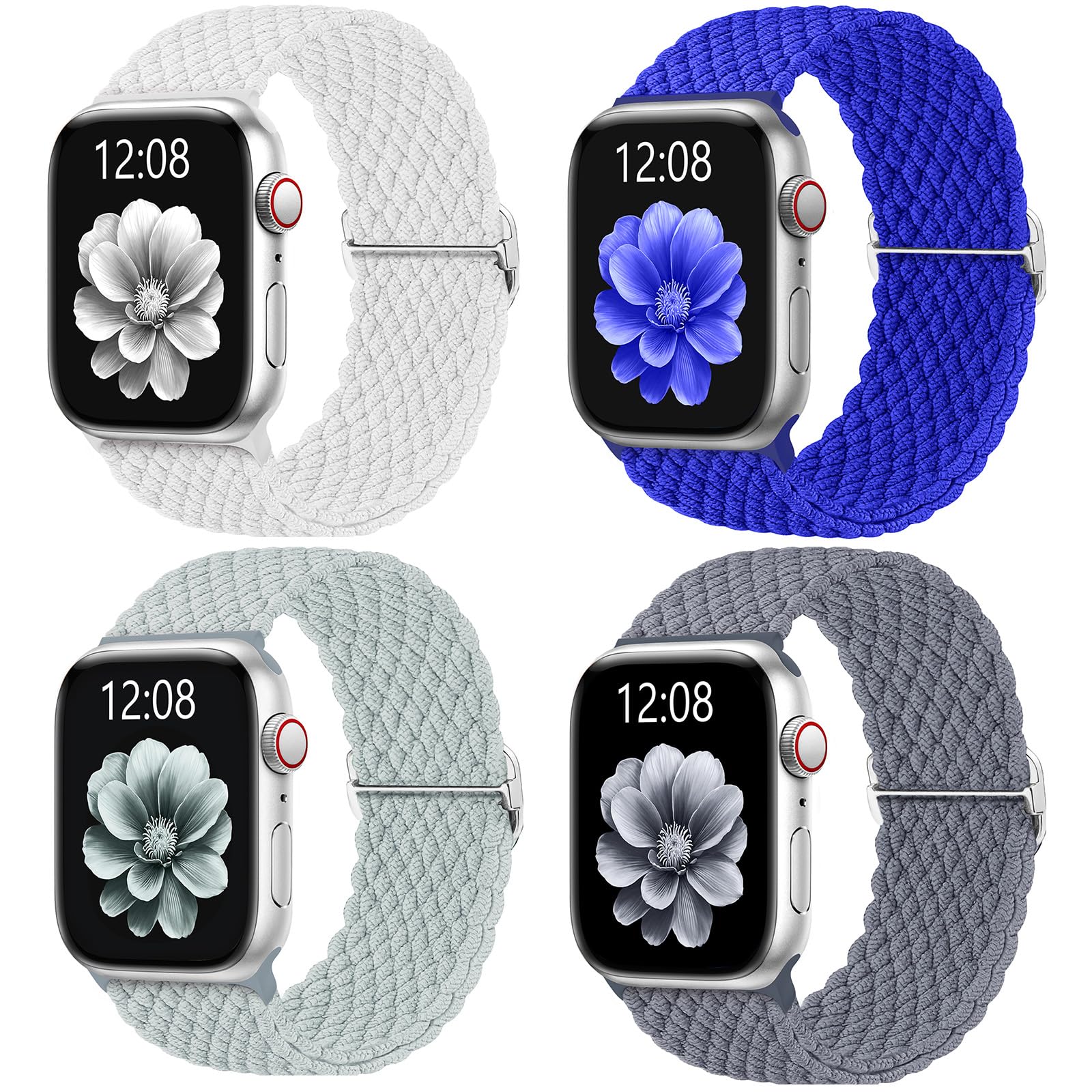 Succulent/Blue Gray/White/Klein Blue 38mm/40mm/41mm/42mm(Series 10) Best apple watch bands in use, Apple watch band , Applewatchbands.us