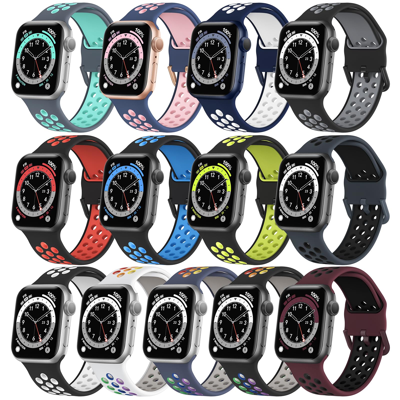 Mint Green 38mm/40mm/41mm/42mm(Series 10) Best apple watch bands in use, Apple watch band , Applewatchbands.us